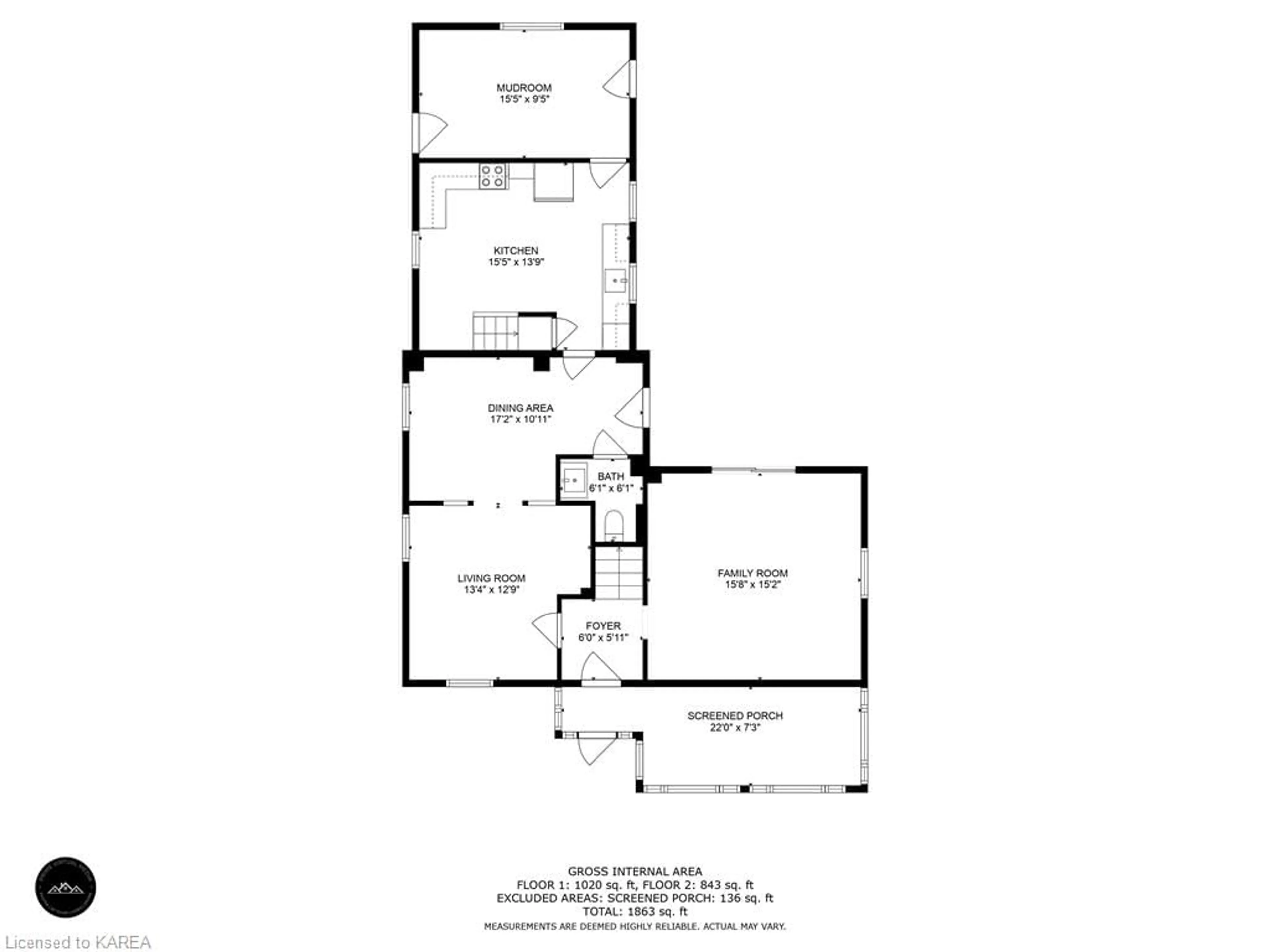 Floor plan for 366 Thomas St, Deseronto Ontario K0K 1X0