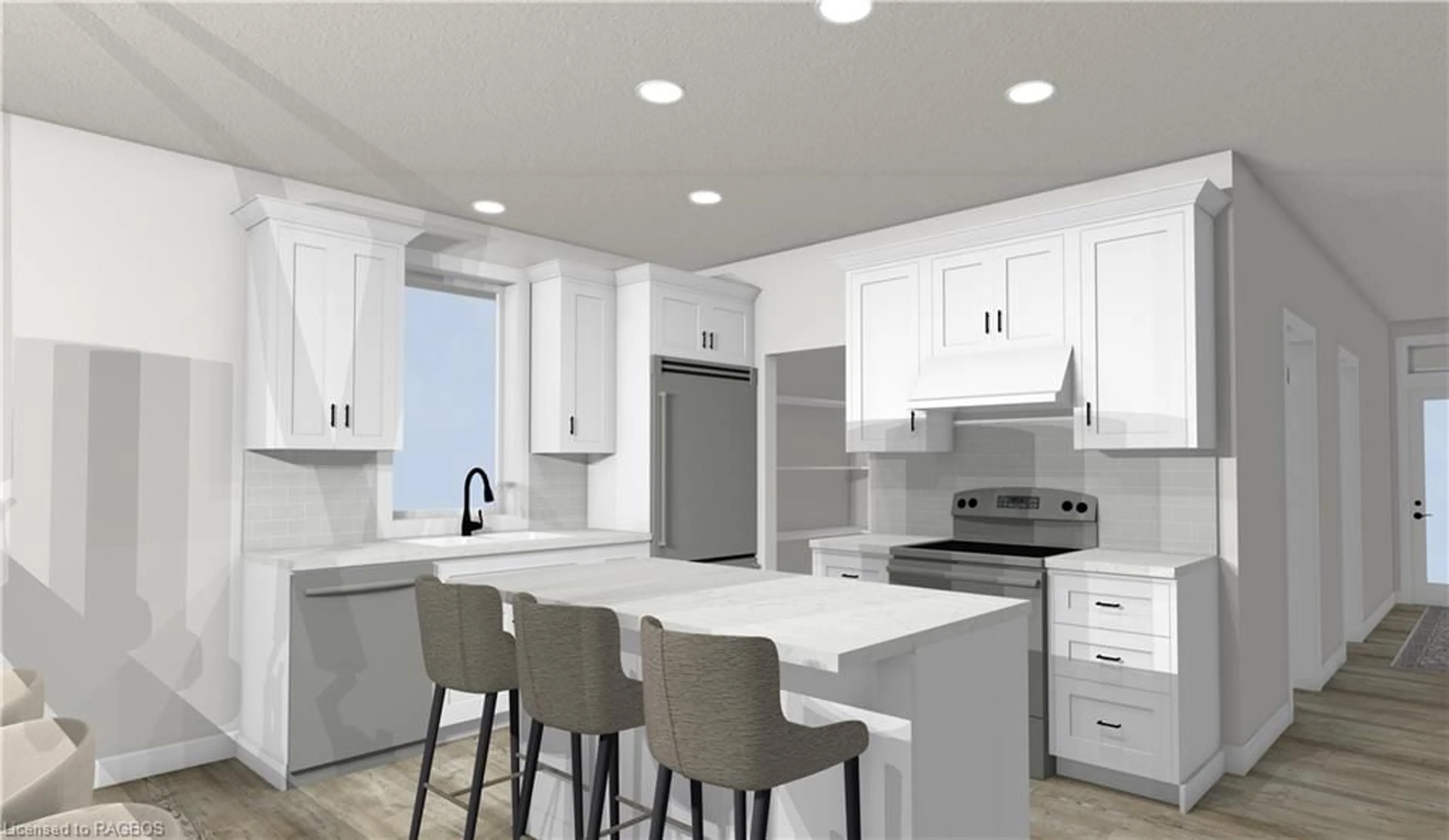 Contemporary kitchen for 64 Mercedes Cres, Kincardine Ontario N2Z 1G8