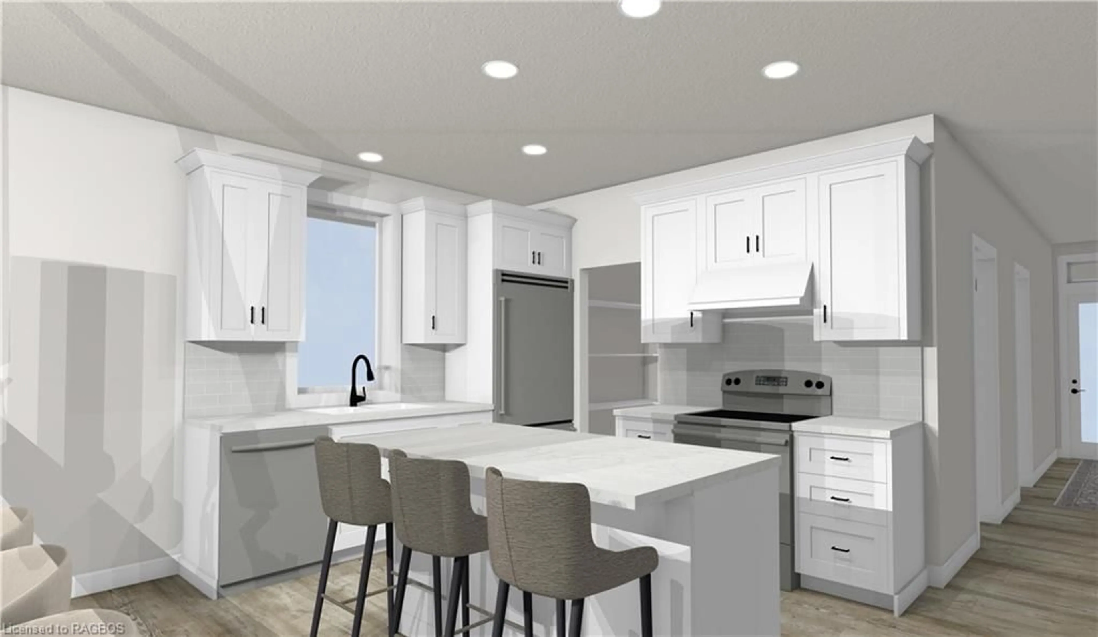 Contemporary kitchen for 60 Mercedes Cres, Kincardine Ontario N2Z 1G8