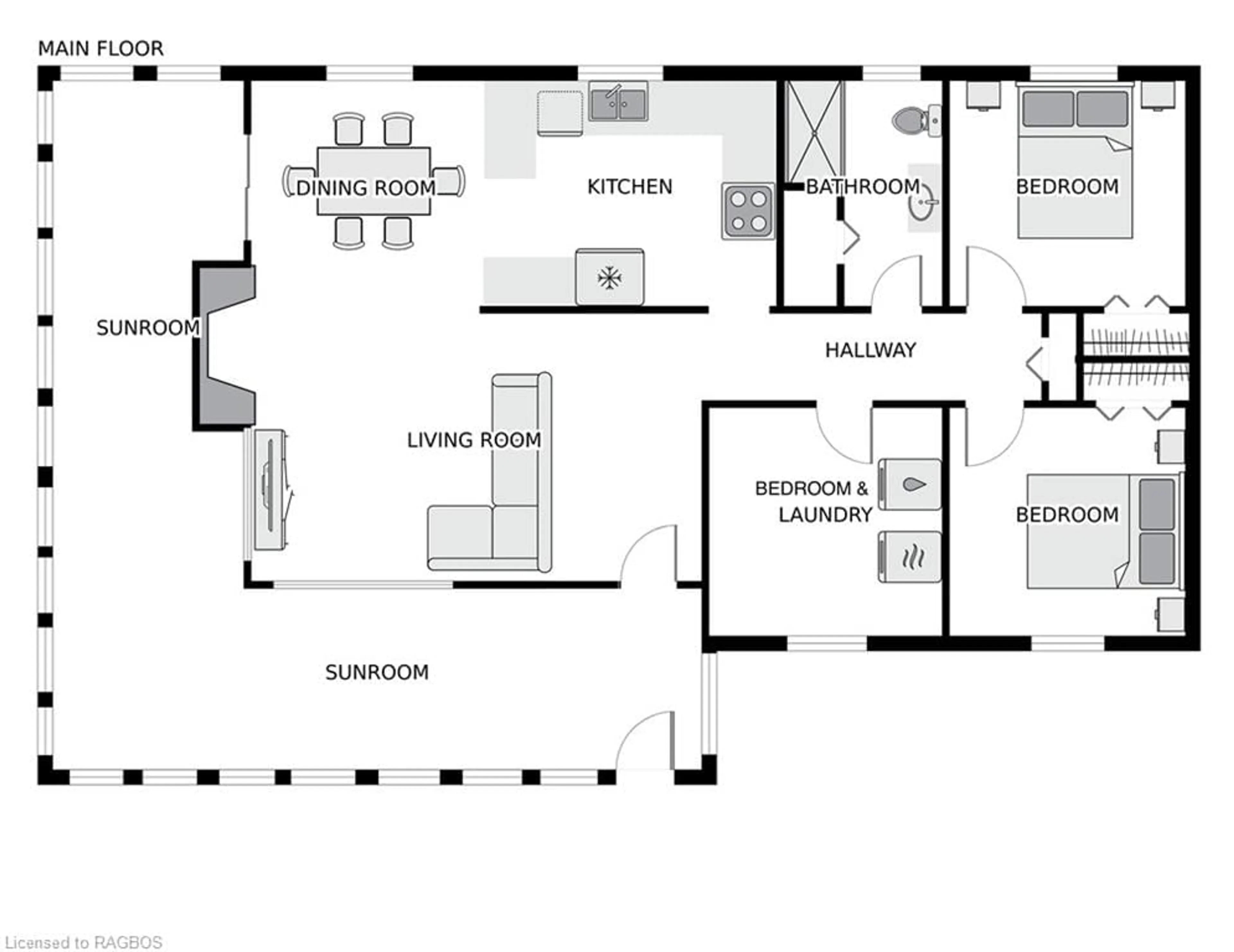 Floor plan for 1034 Dorcas Bay Rd, Tobermory Ontario N0H 2R0