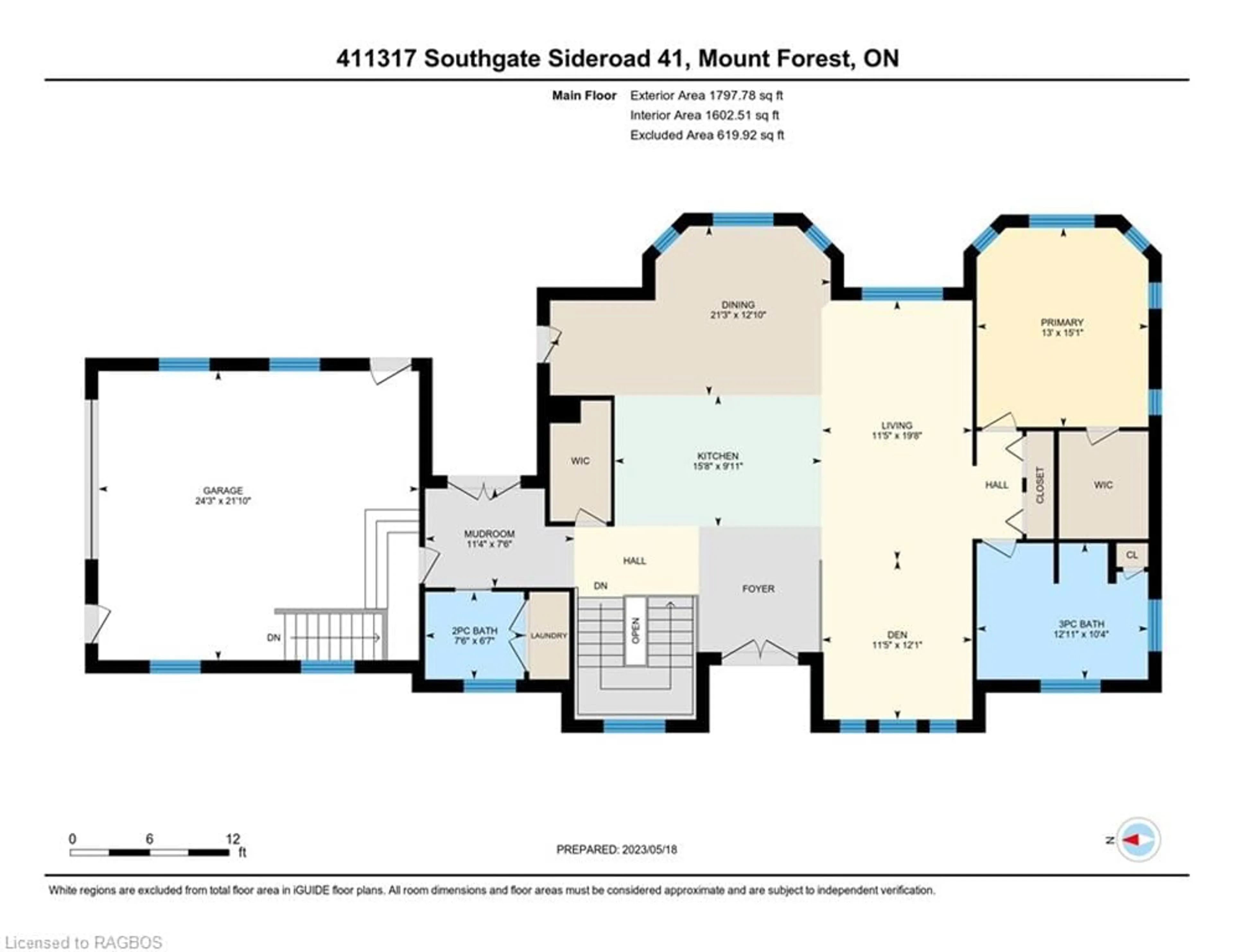 Floor plan for 411317 Southgate Sideroad 41, Southgate Ontario N0G 2L0