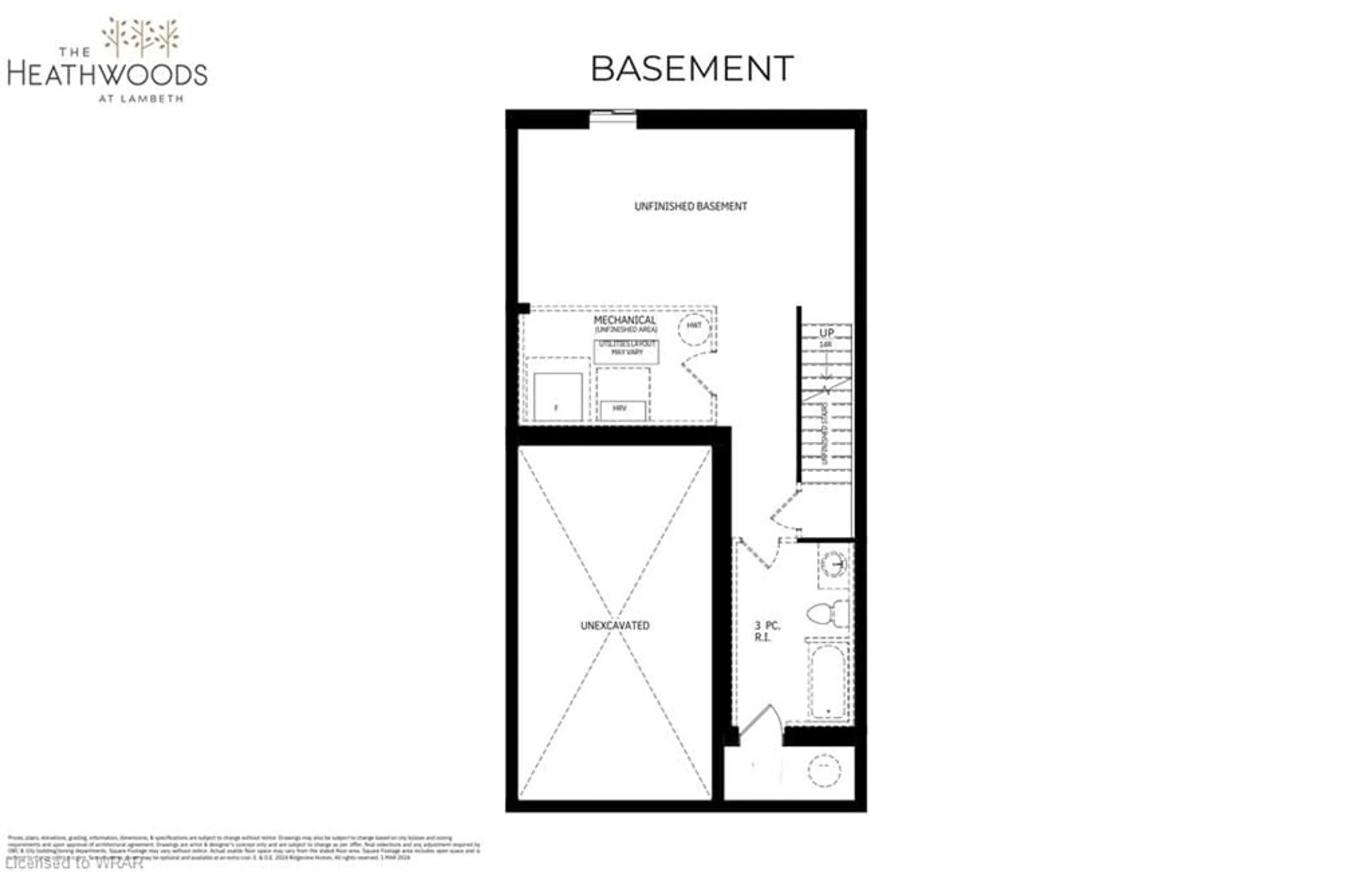 Floor plan for LOT 118 Heathwoods Ave, London Ontario N6P 1H5