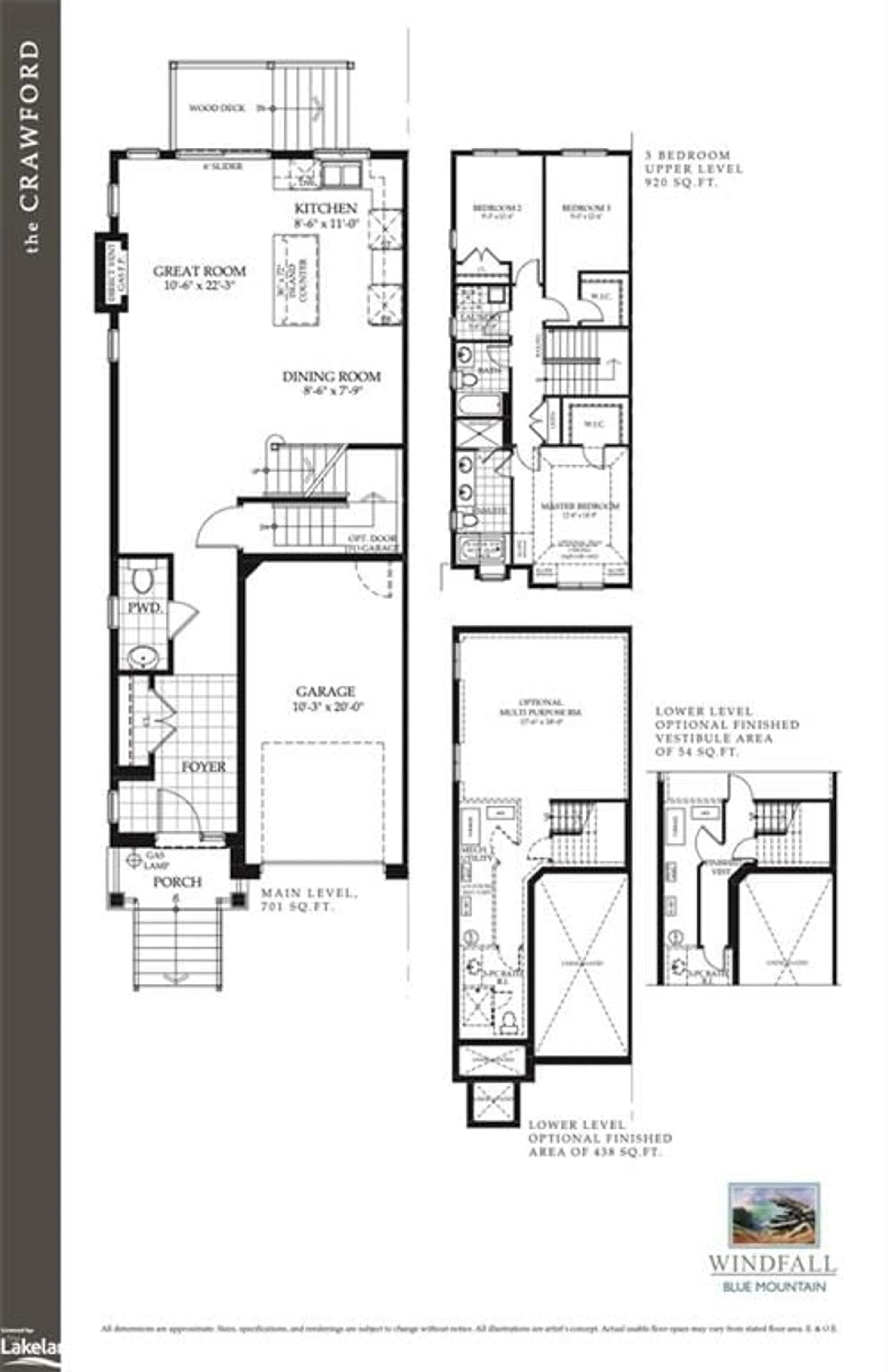 Floor plan for 139 Courtland St, The Blue Mountains Ontario L9Y 4E4