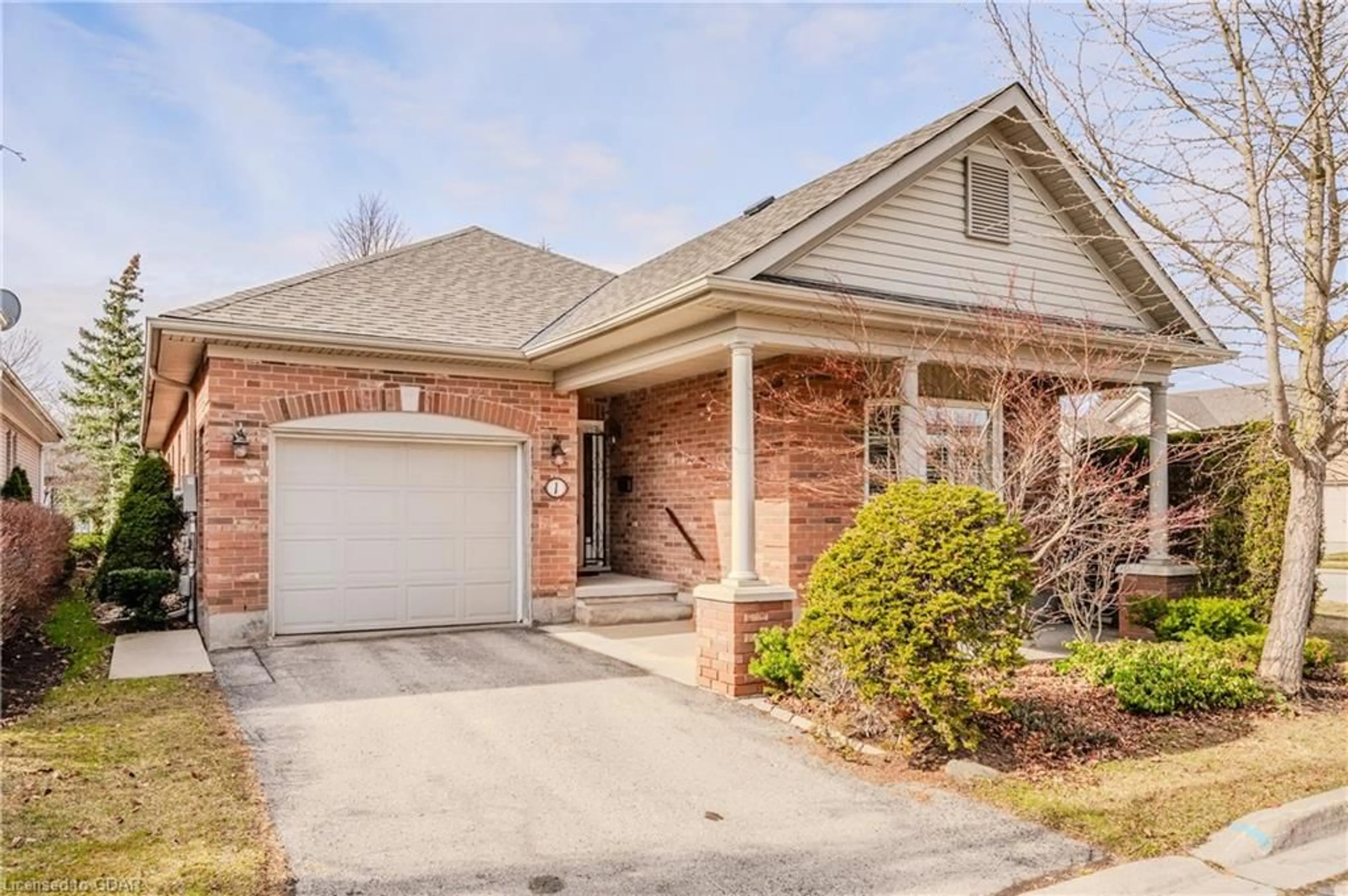Home with brick exterior material for 1 Winterberry Lane, Guelph Ontario N1G 4X7