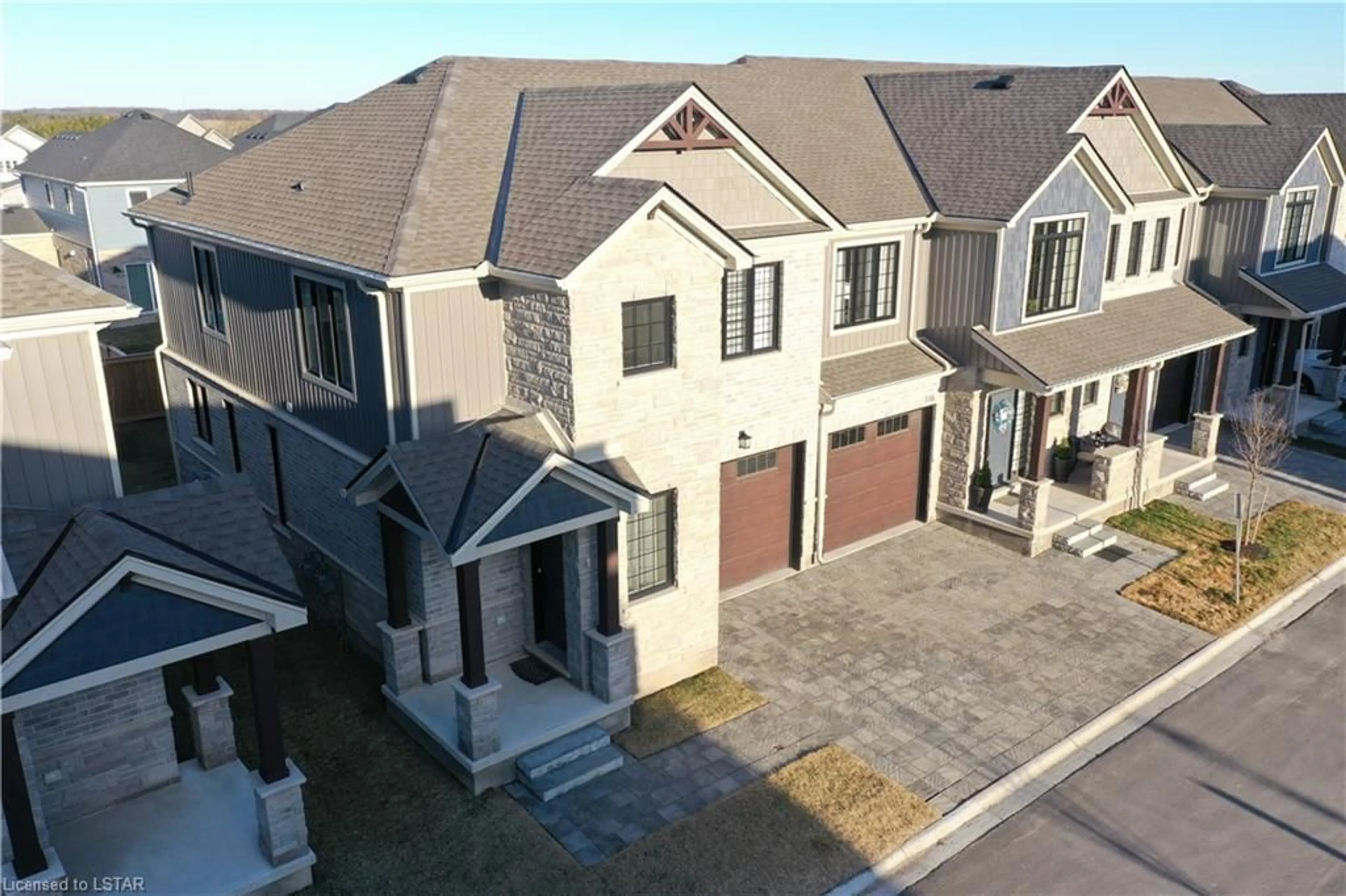 A pic from exterior of the house or condo for 93 Stonefield Lane #114, Ilderton Ontario N0M 2A0