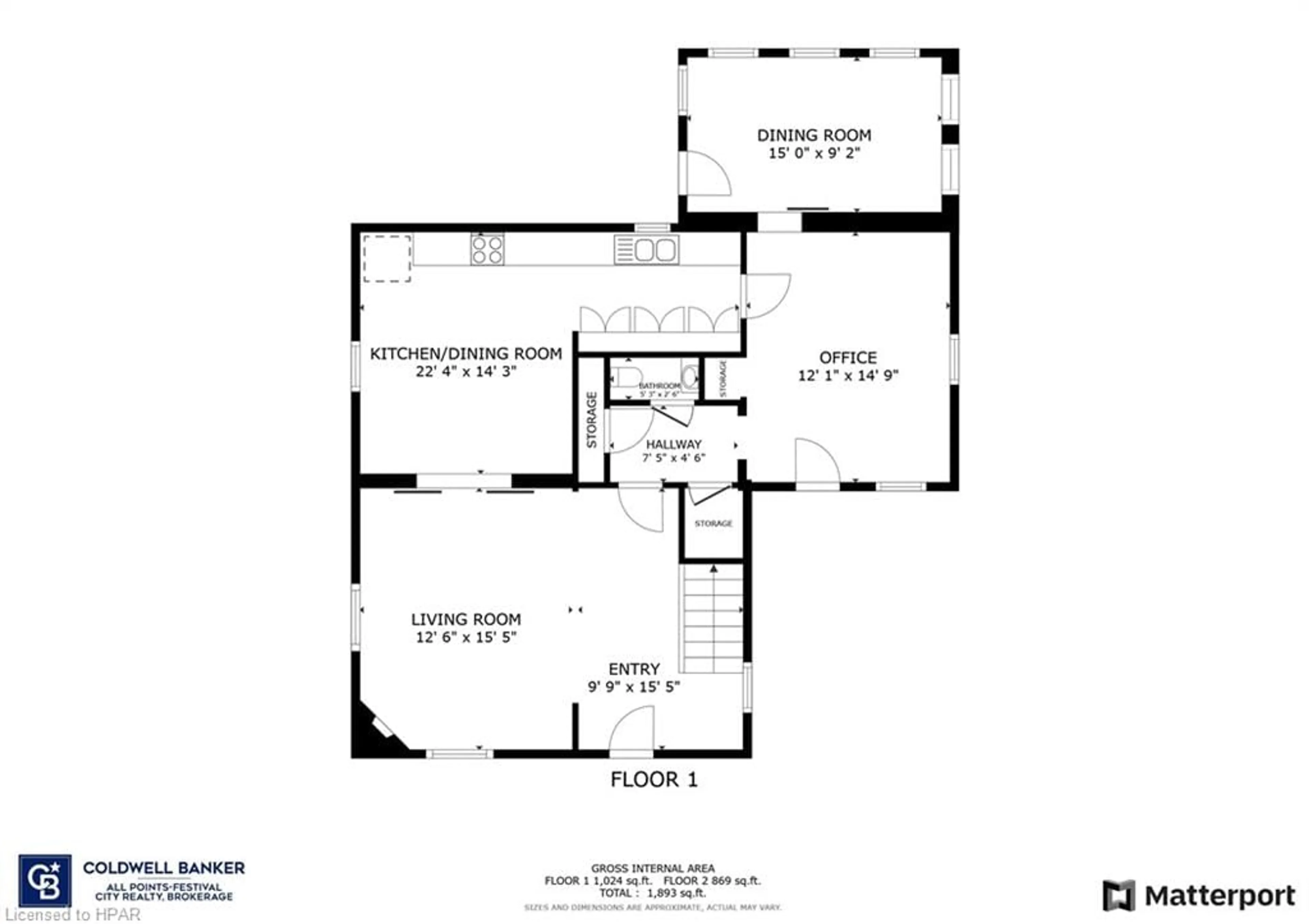 Floor plan for 97 Elgin Ave, Goderich Ontario N7A 1K5