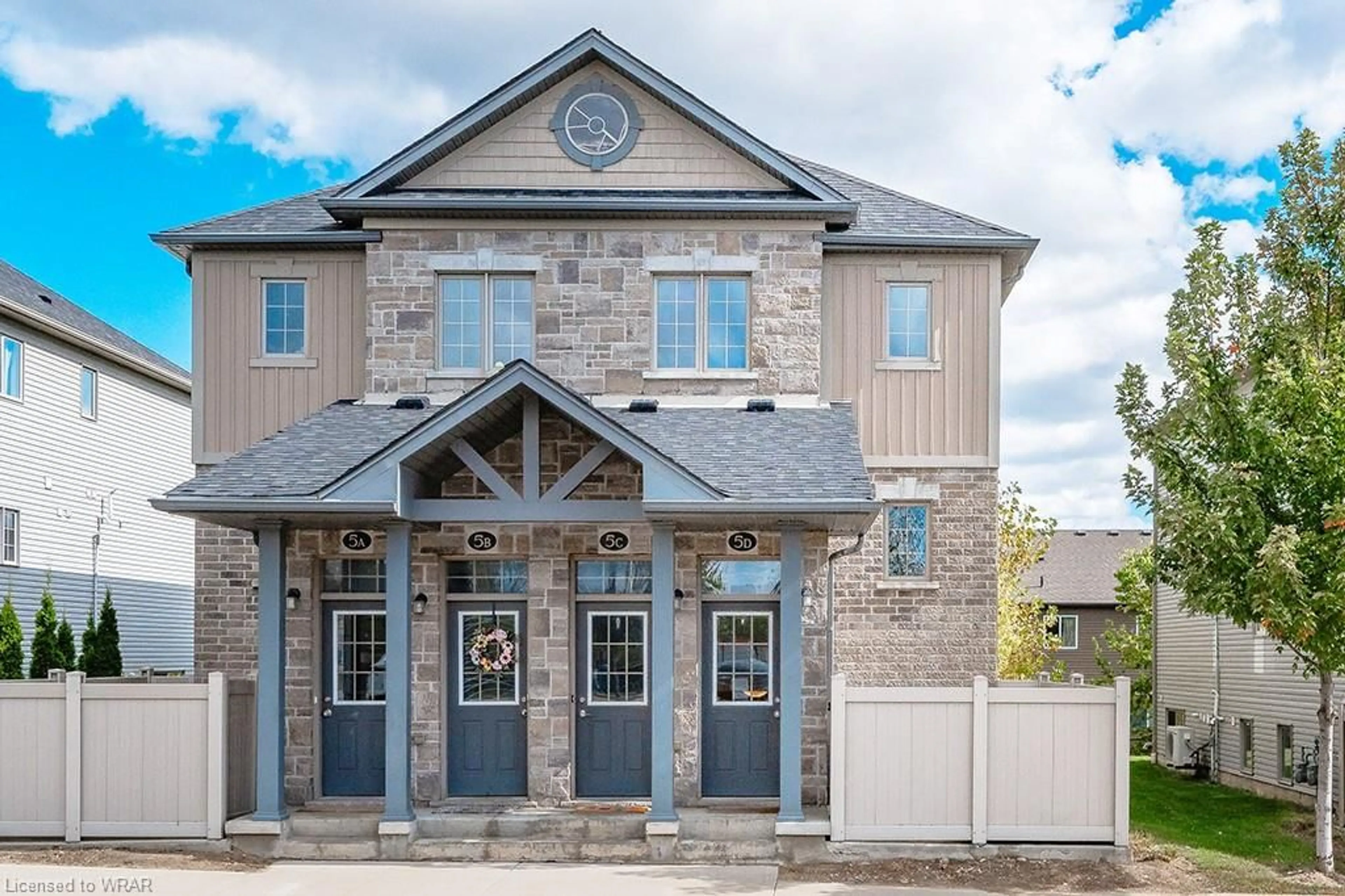 Home with stone exterior material for 388 Old Huron Rd #5D, Kitchener Ontario N2R 0J6