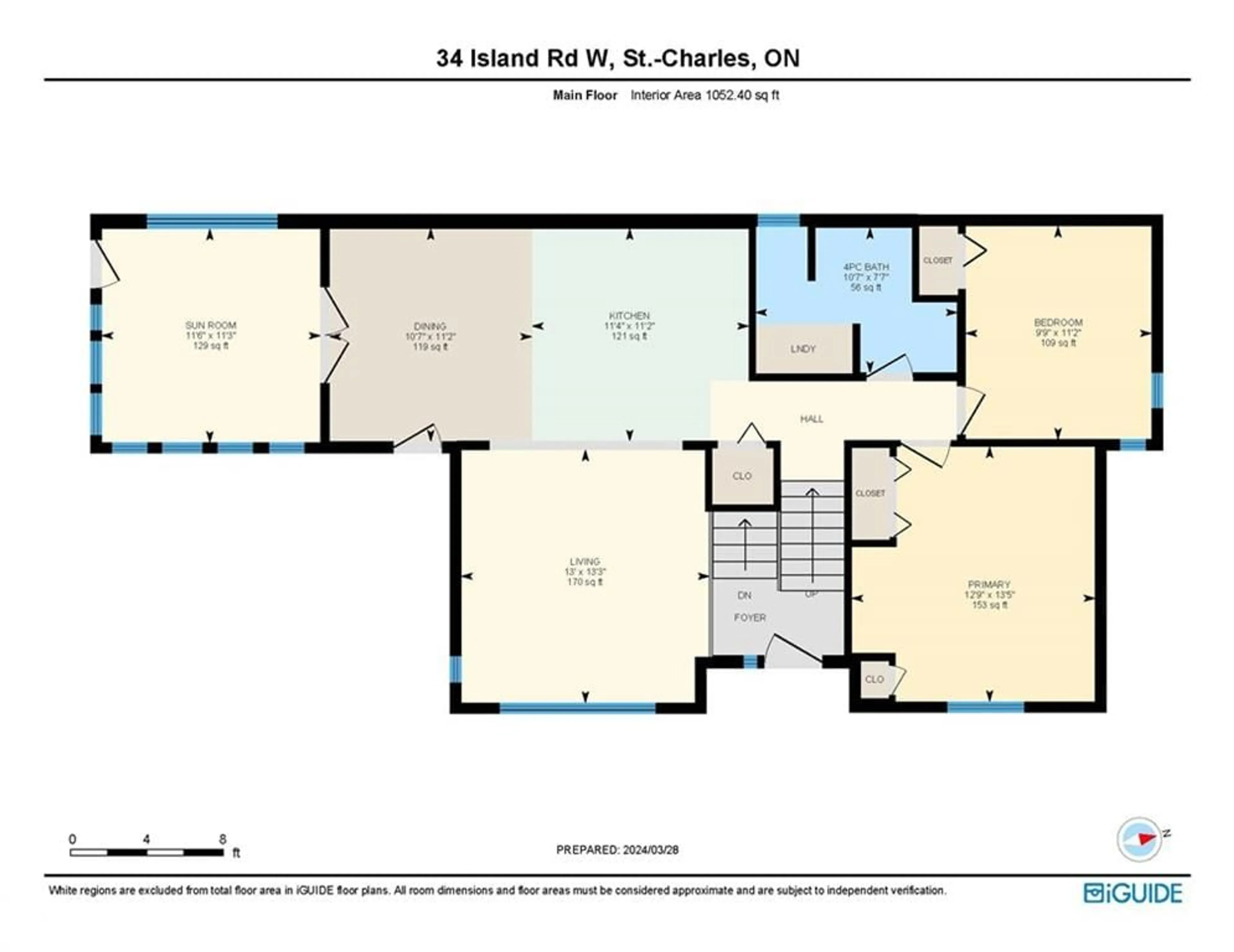 Floor plan for 34 Island Rd, St. Charles Ontario P0M 2W0