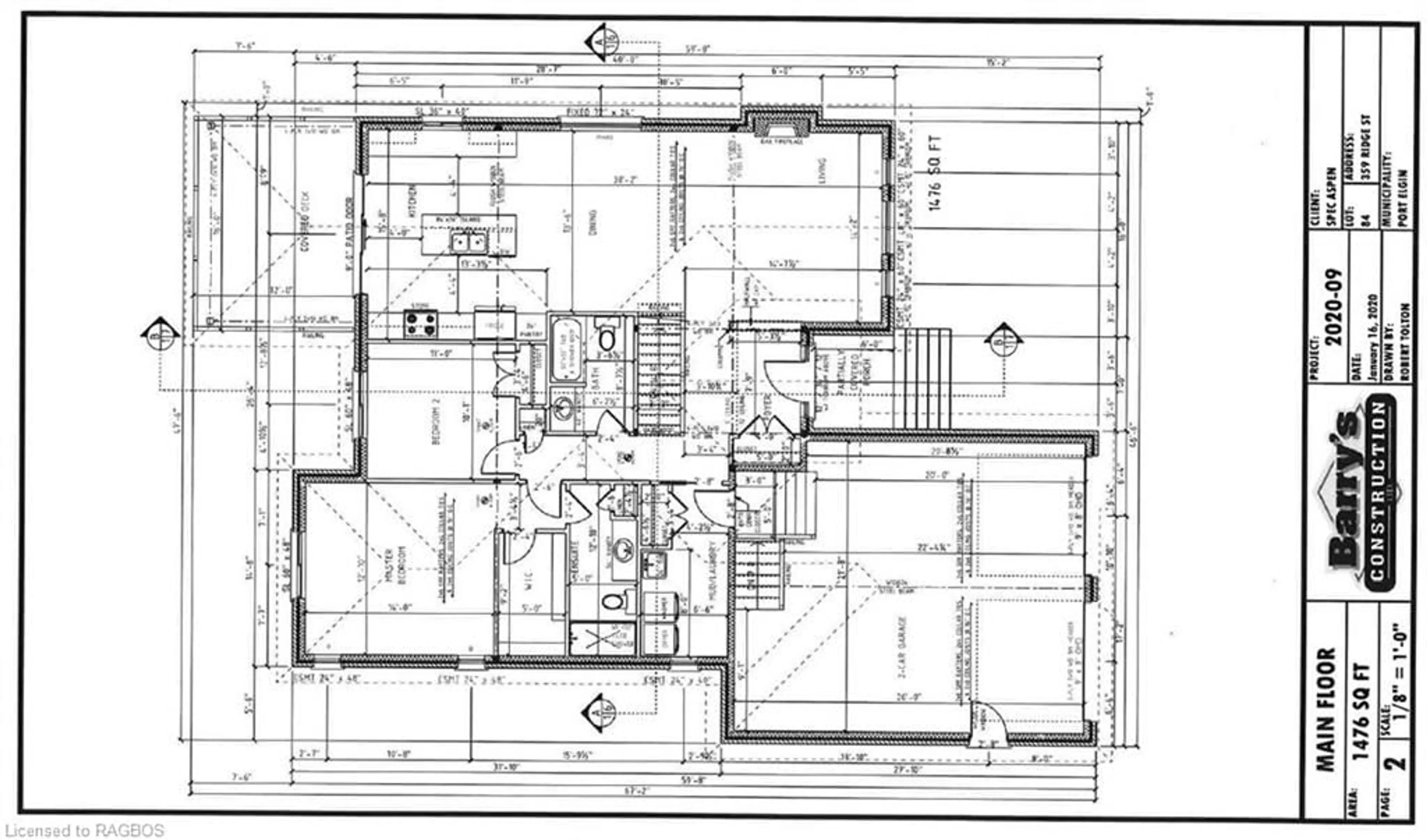 Floor plan for 359 Ridge St, Port Elgin Ontario N0H 2C3