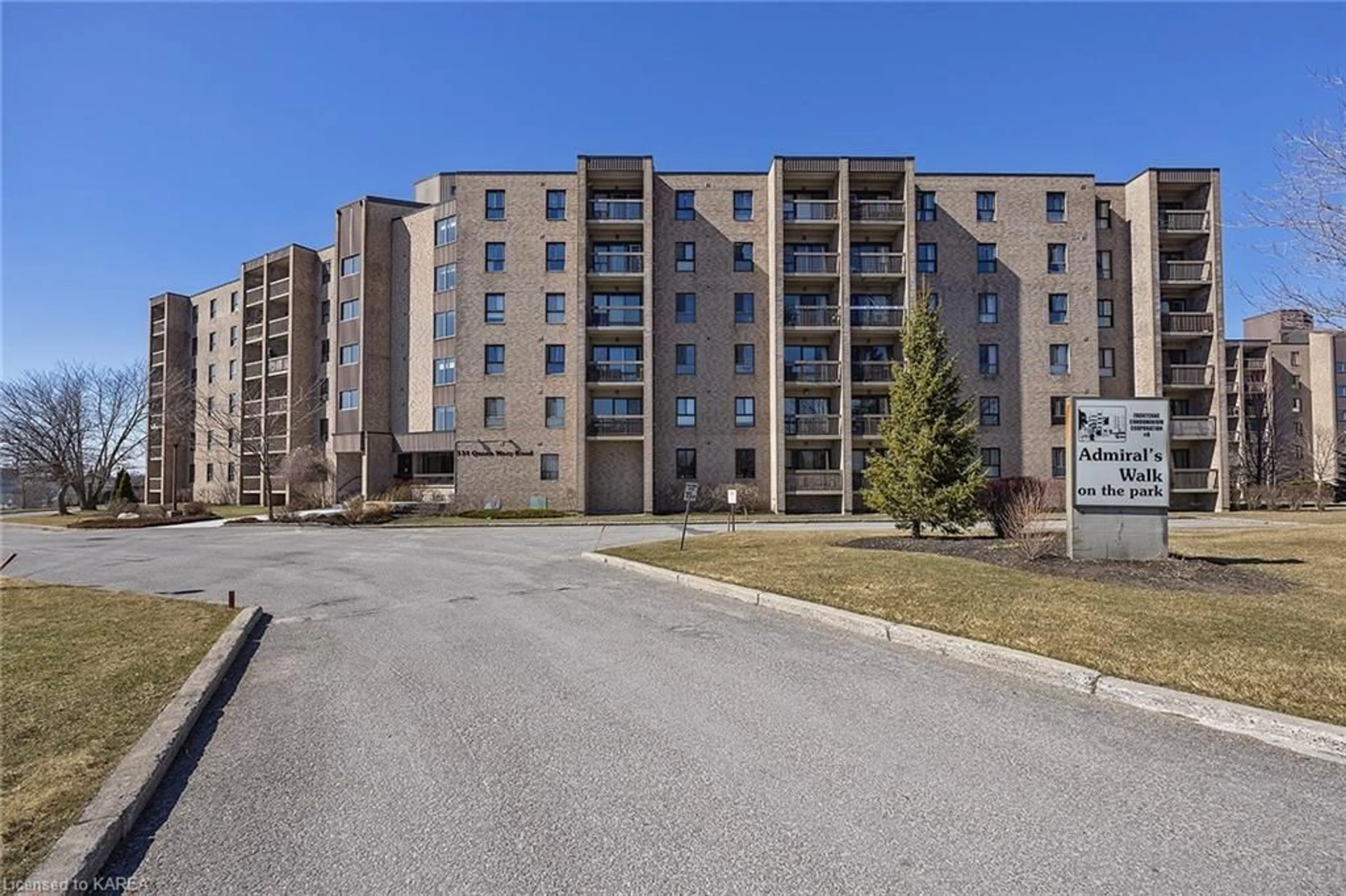 A pic from exterior of the house or condo for 334 Queen Mary Rd #305, Kingston Ontario K7M 7E7