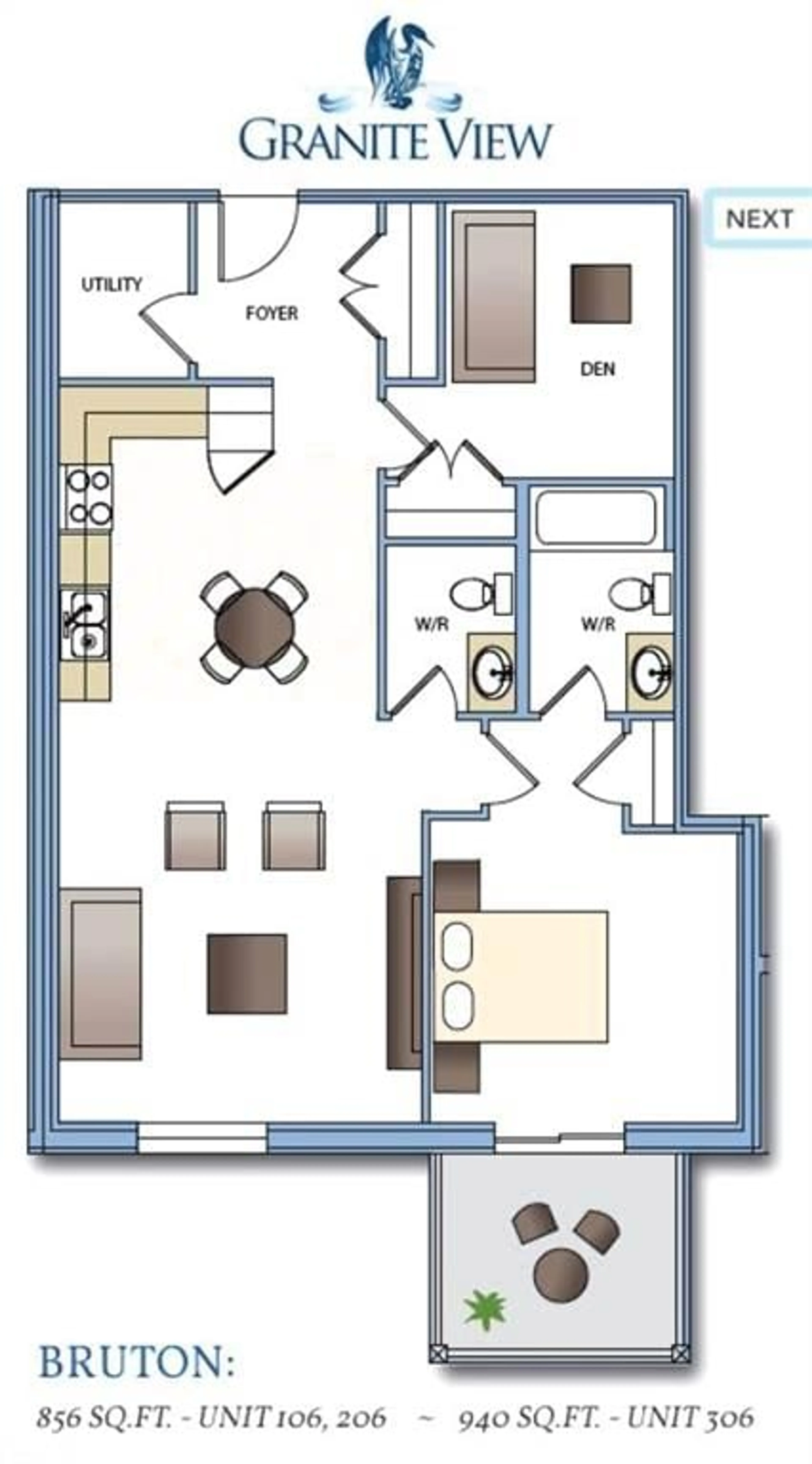 Floor plan for 4 Lake Ave #306, Haliburton Ontario K0M 1S0