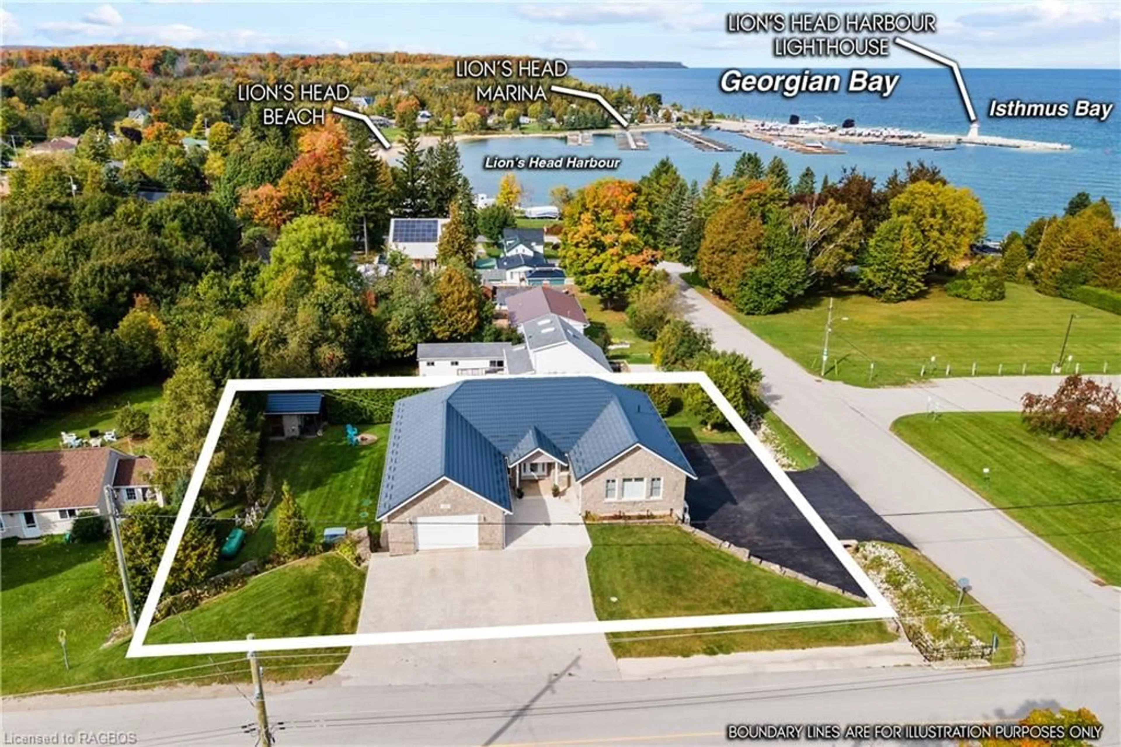 Frontside or backside of a home for 20 Moore St, Lions Head Ontario N0H 1W0
