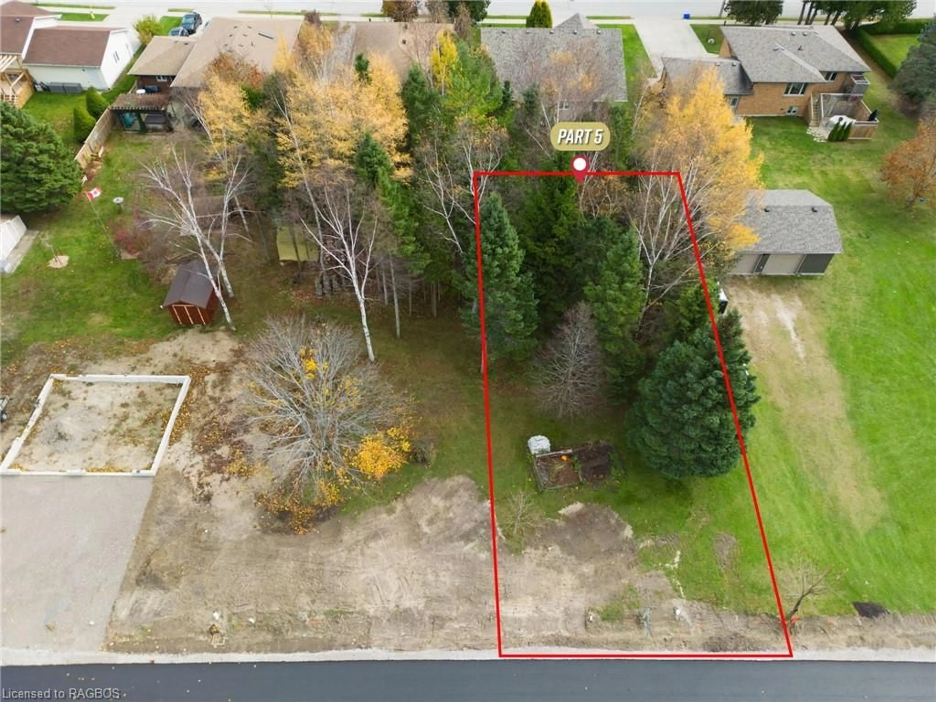 Fenced yard for PART 5 PT OF LO Grey St, Southampton Ontario N0H 2L0