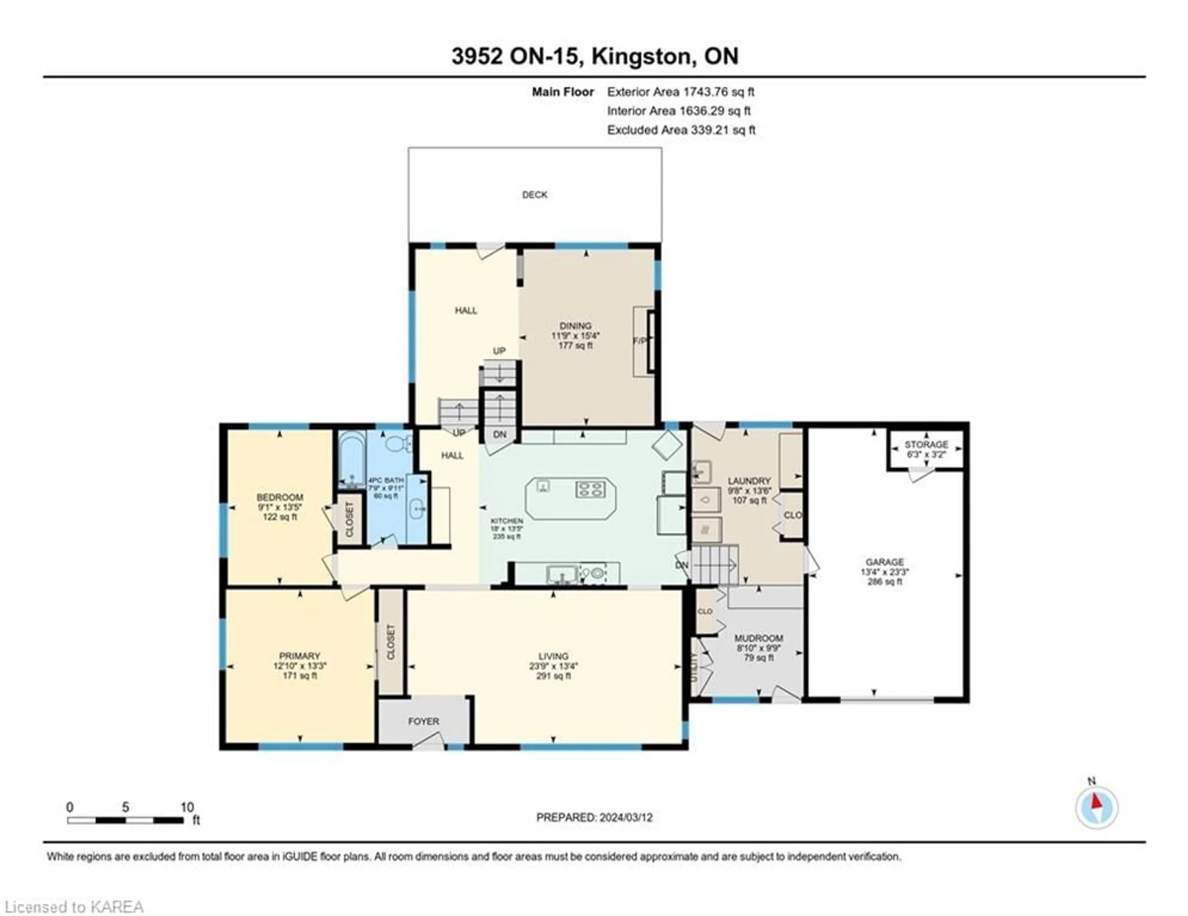 Floor plan for 3952 Highway 15, Kingston Ontario K0H 1Y0