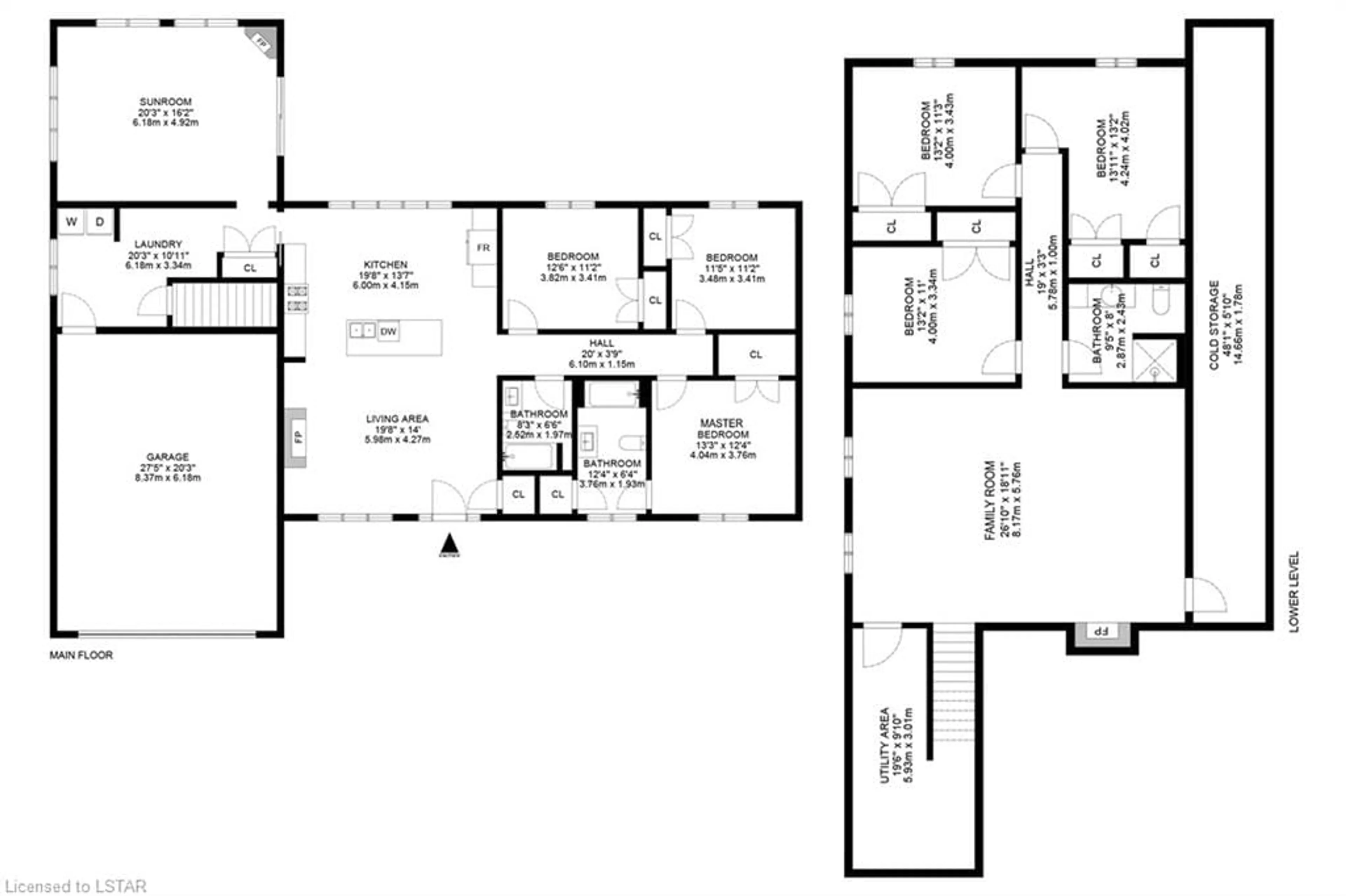 Floor plan for 8396 Goosemarsh Line, Lambton Shores Ontario N0M 1T0
