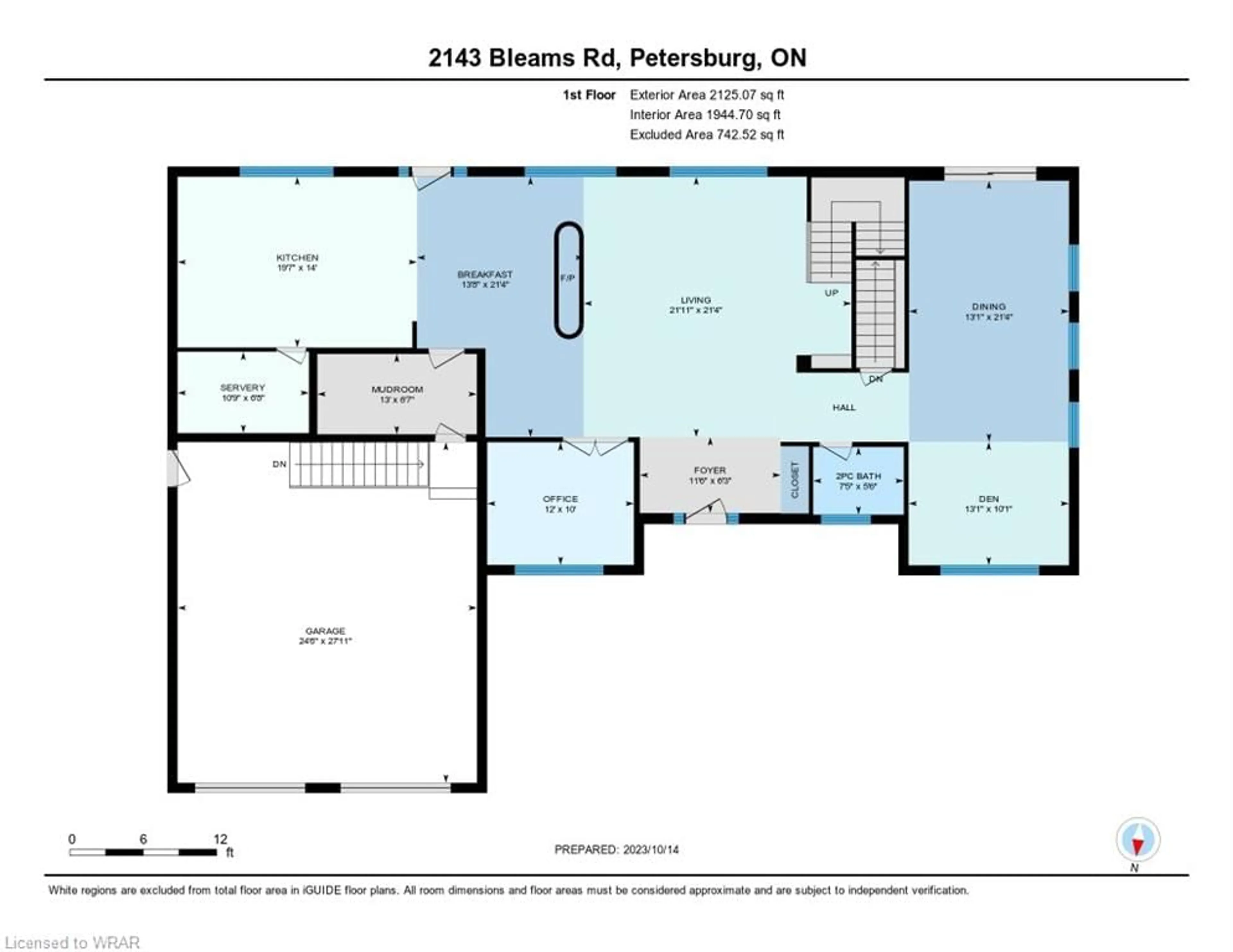 Floor plan for 2143 Bleams Rd, Wilmot Township Ontario N0B 2H0