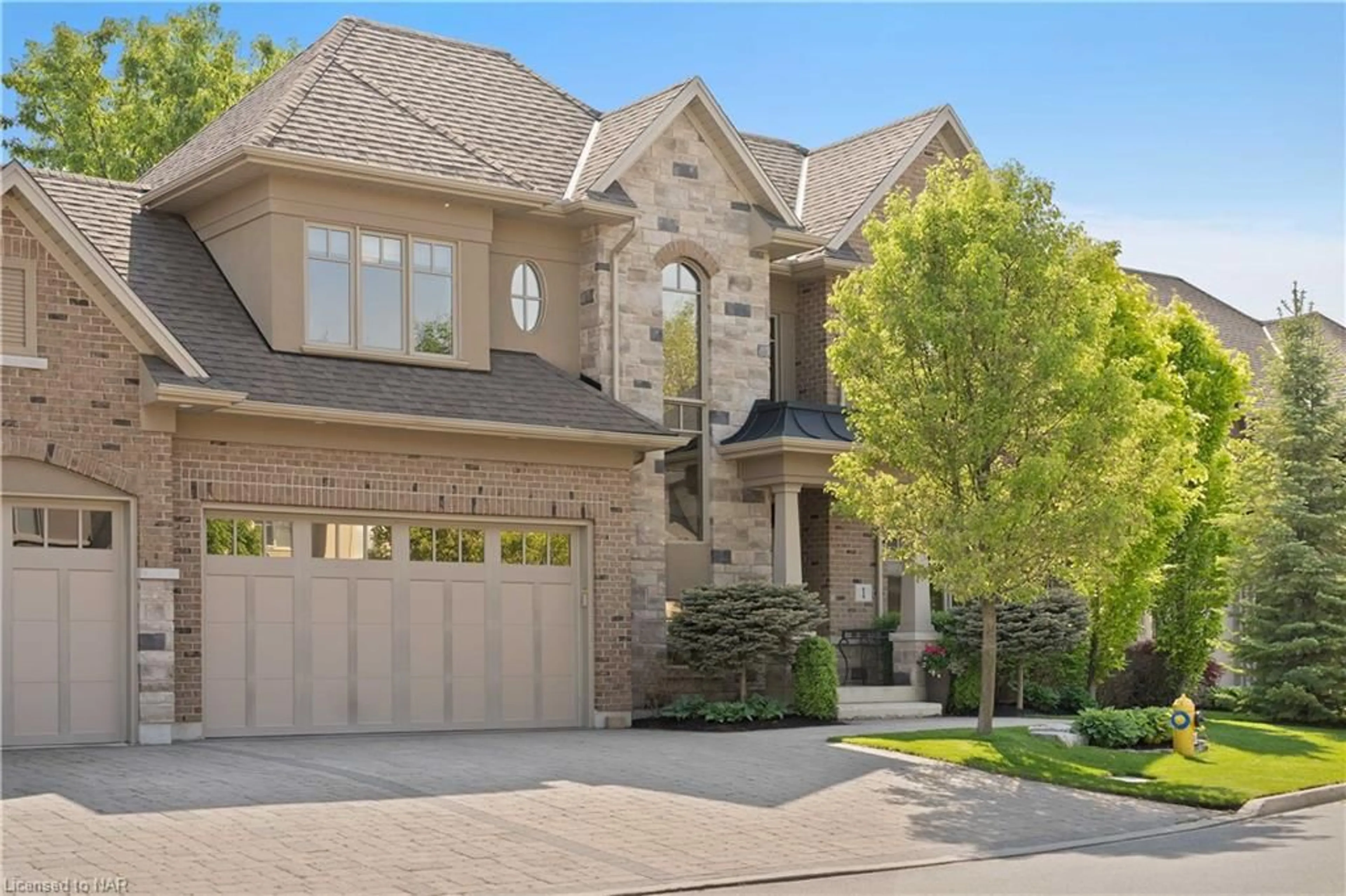 Home with brick exterior material for 1 Evergreen Lane Lane, Niagara-on-the-Lake Ontario L0S 1J0
