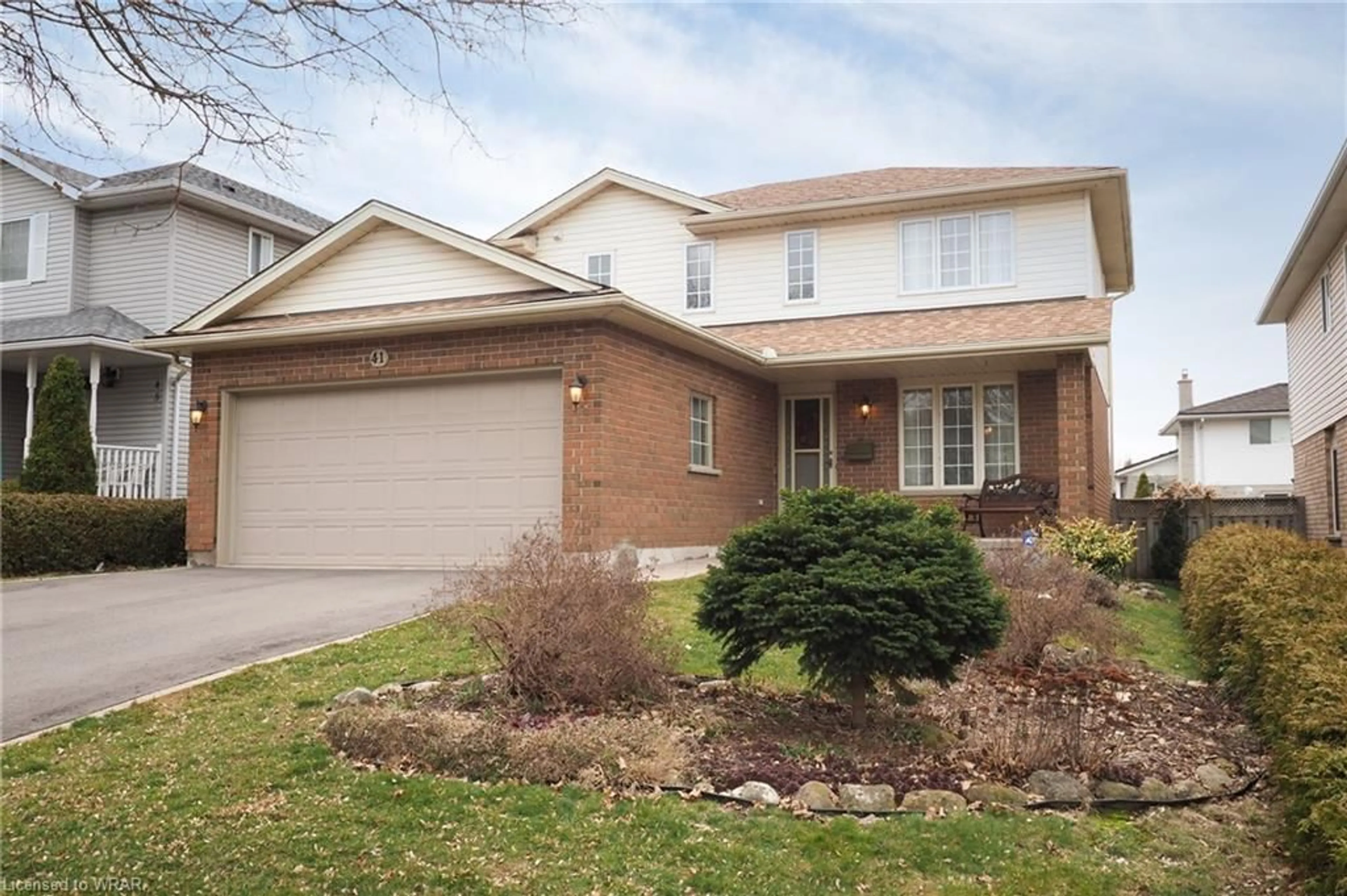 Home with brick exterior material for 41 Biehn Dr, Kitchener Ontario N2R 1L8