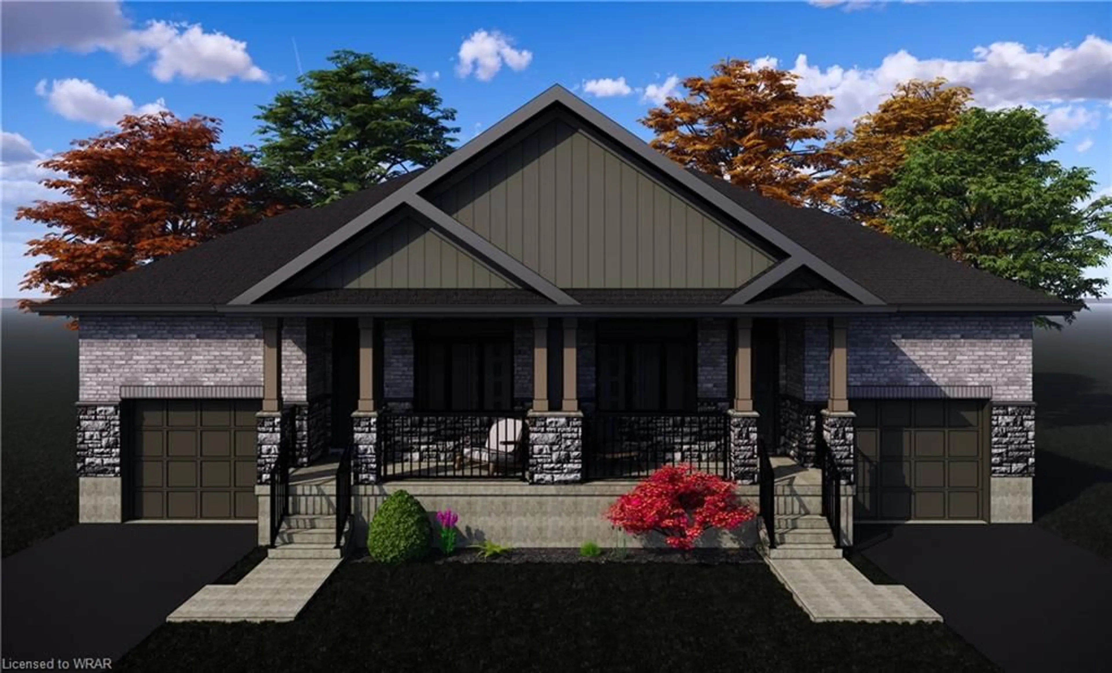 Home with stone exterior material for 126 South Parkwood Blvd, Elmira Ontario N3B 0E6