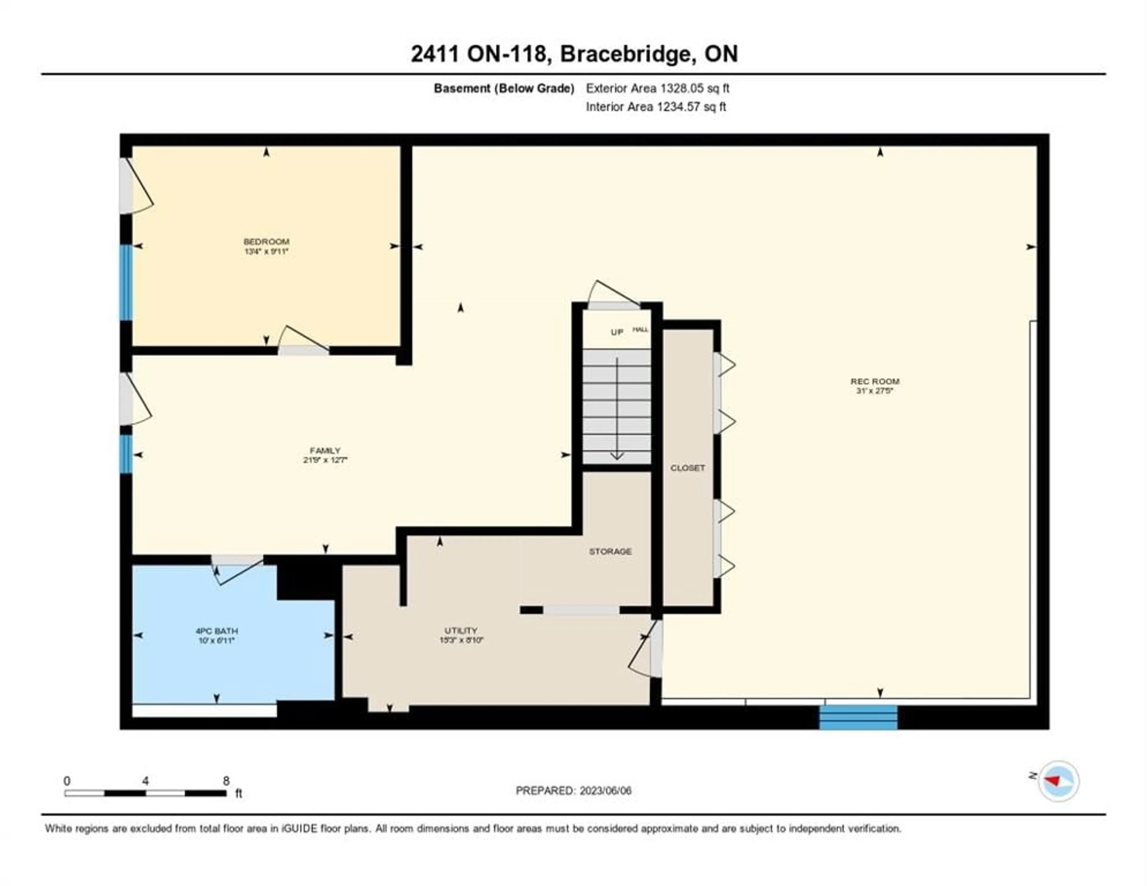 Floor plan for 2411 118 Hwy, Bracebridge Ontario P1L 1X1