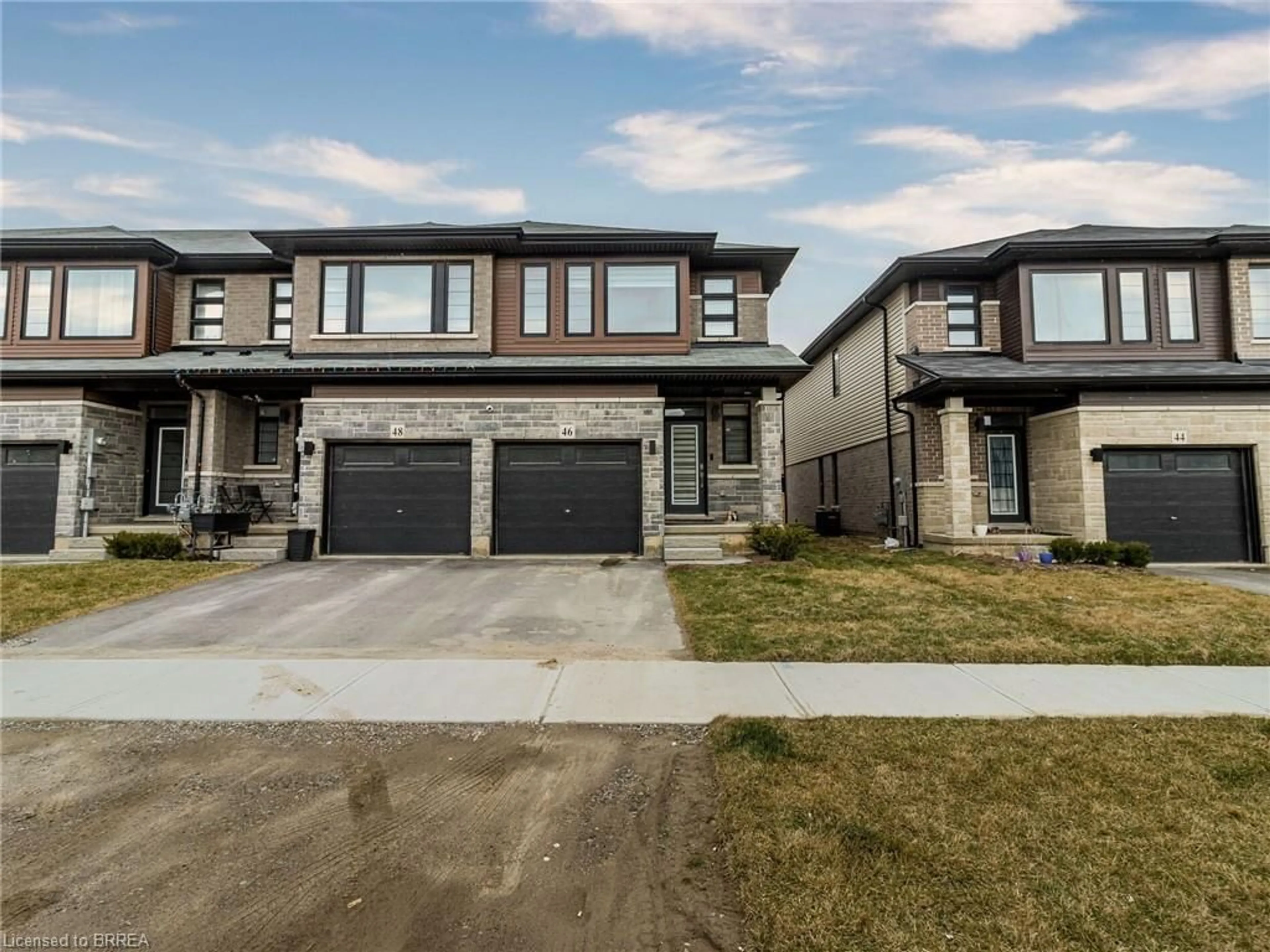 Frontside or backside of a home for 46 June Callwood Way, Brantford Ontario N3T 0T2