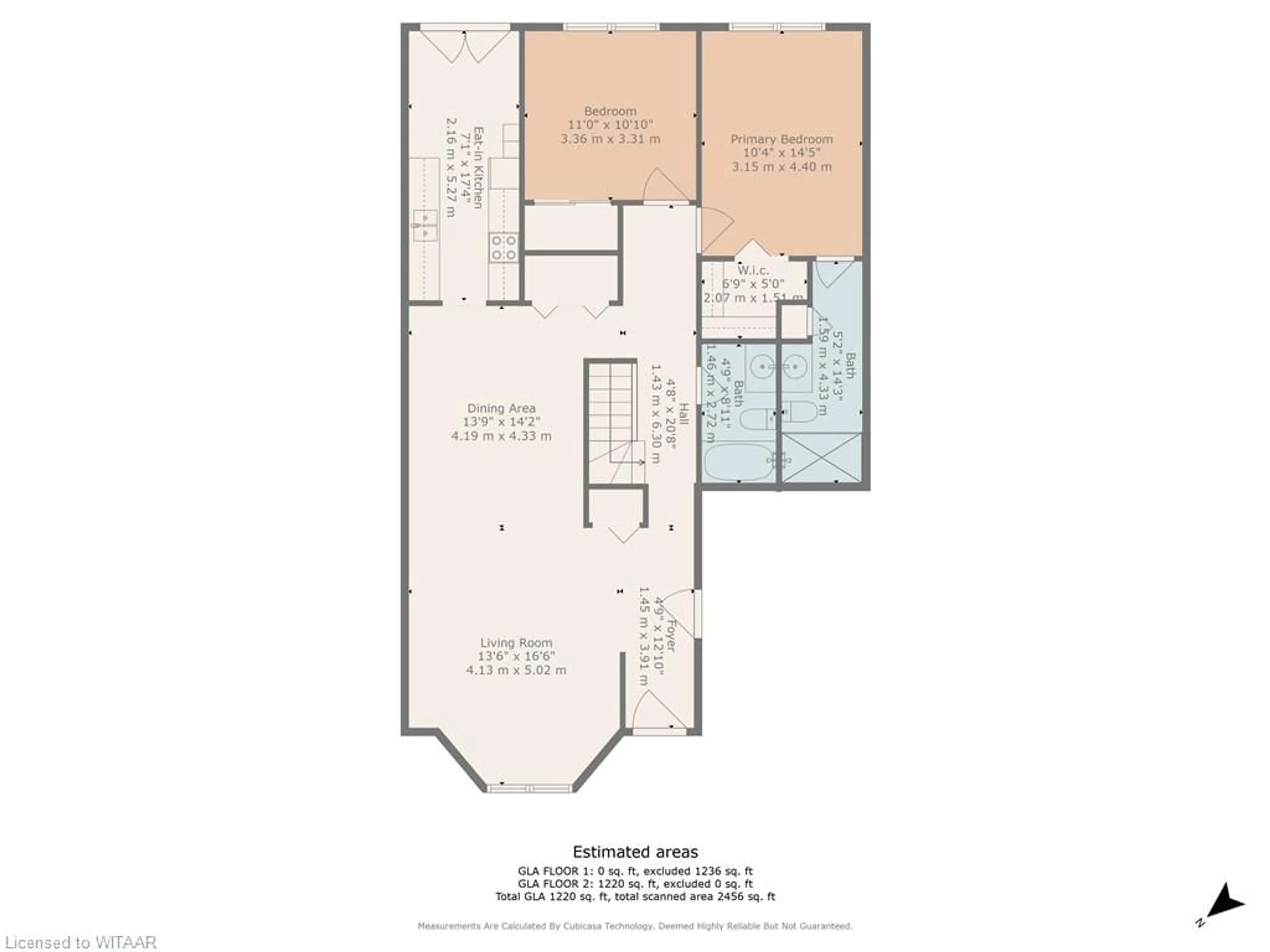 Floor plan for #7-105 King St #4, Tillsonburg Ontario N4G 5V1