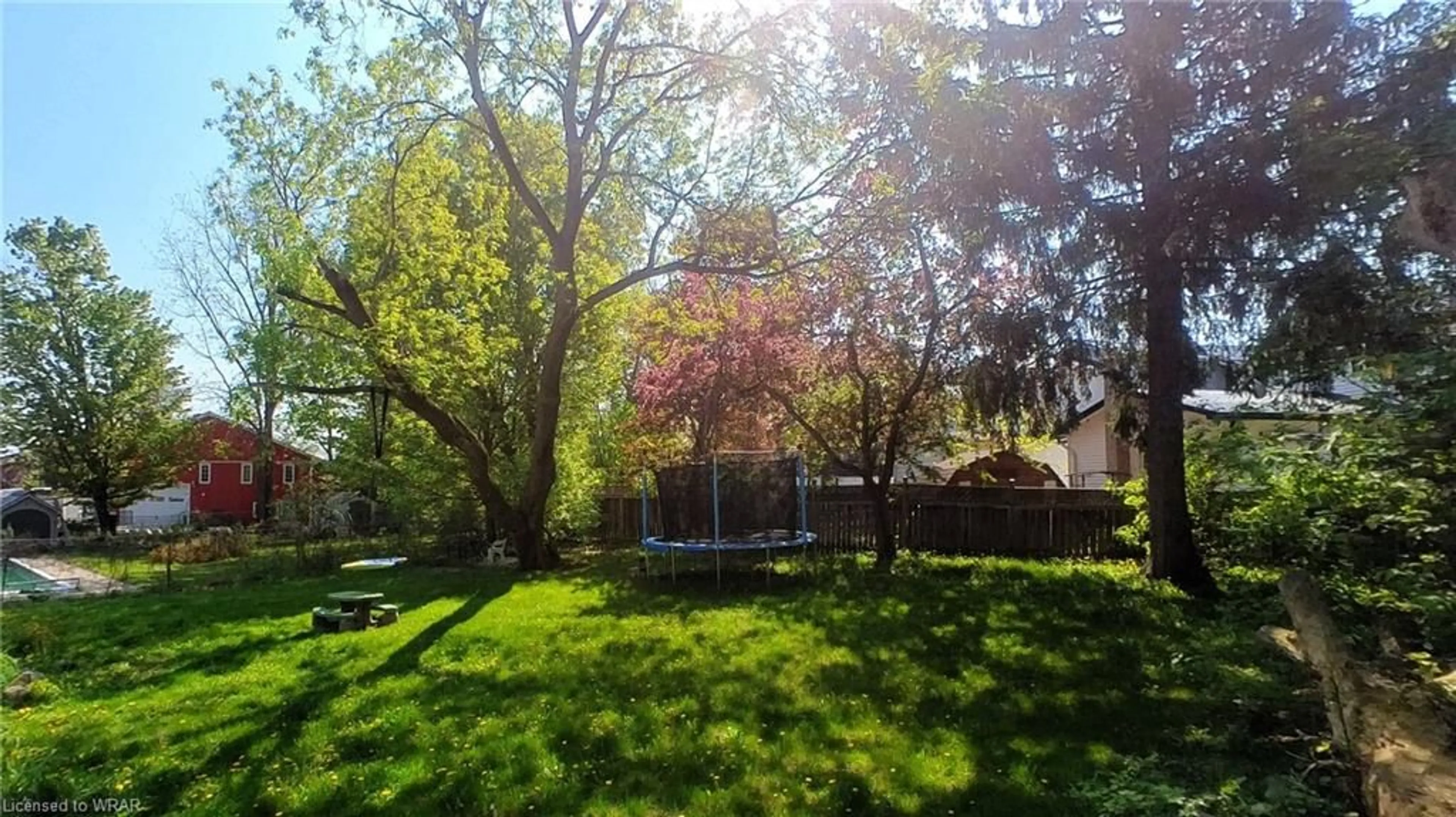 Patio, the fenced backyard for 259 Trafalgar Rd, Pembroke Ontario K8A 5A6