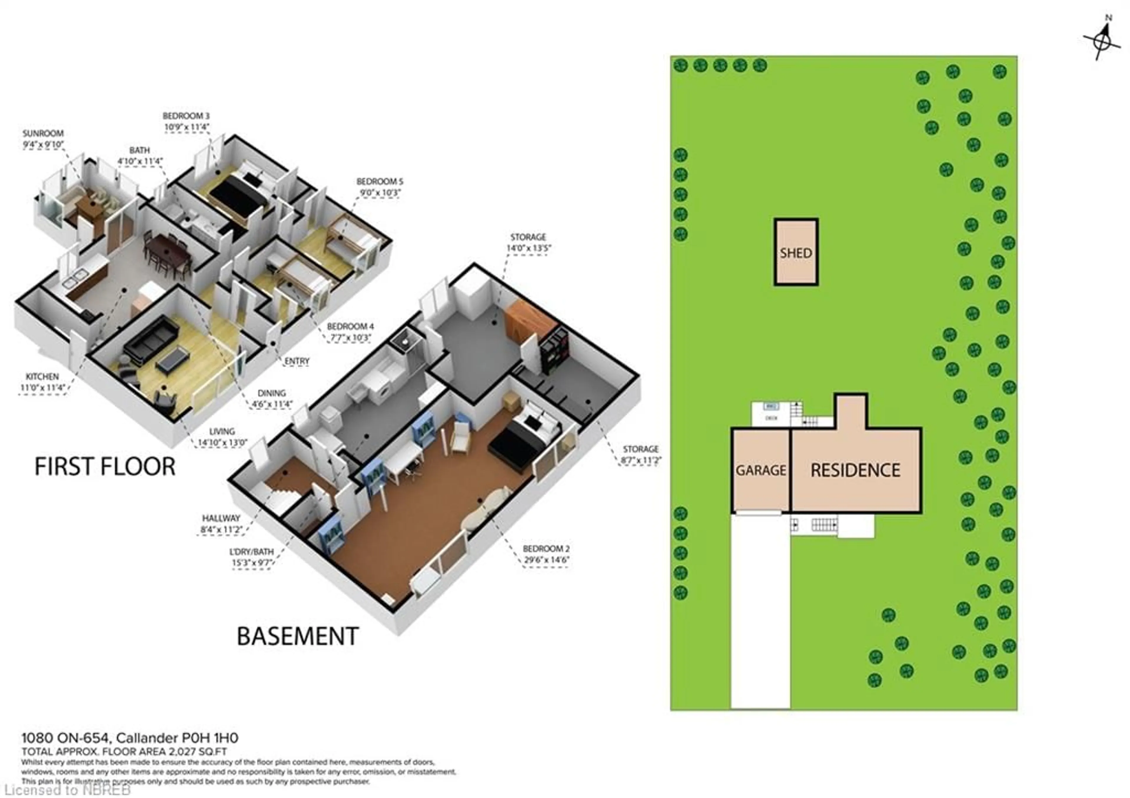 Floor plan for 1080 Hwy 654, Callander Ontario P0H 1H0