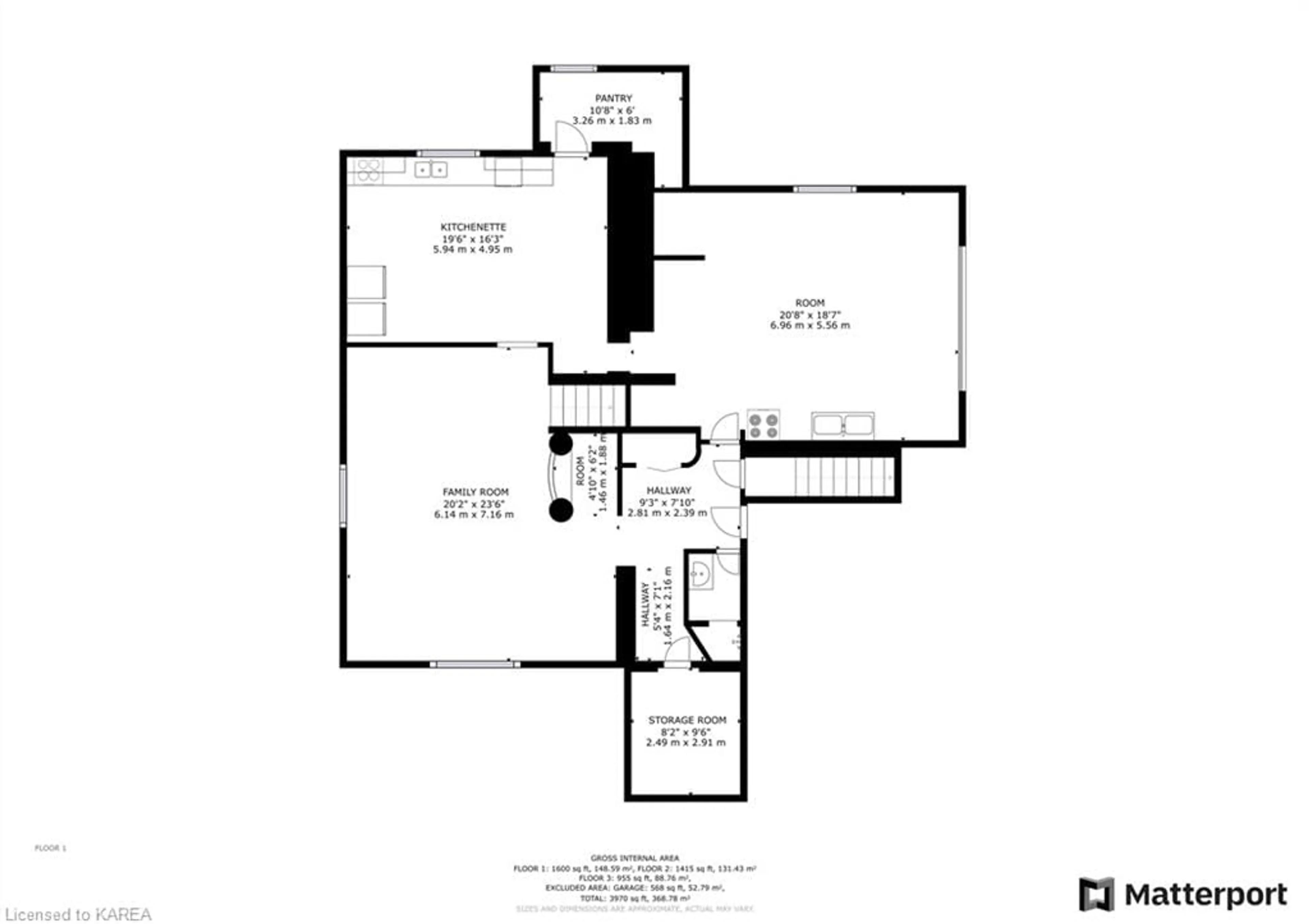 Floor plan for 95 Lakeshore Blvd, Kingston Ontario K7M 6R4