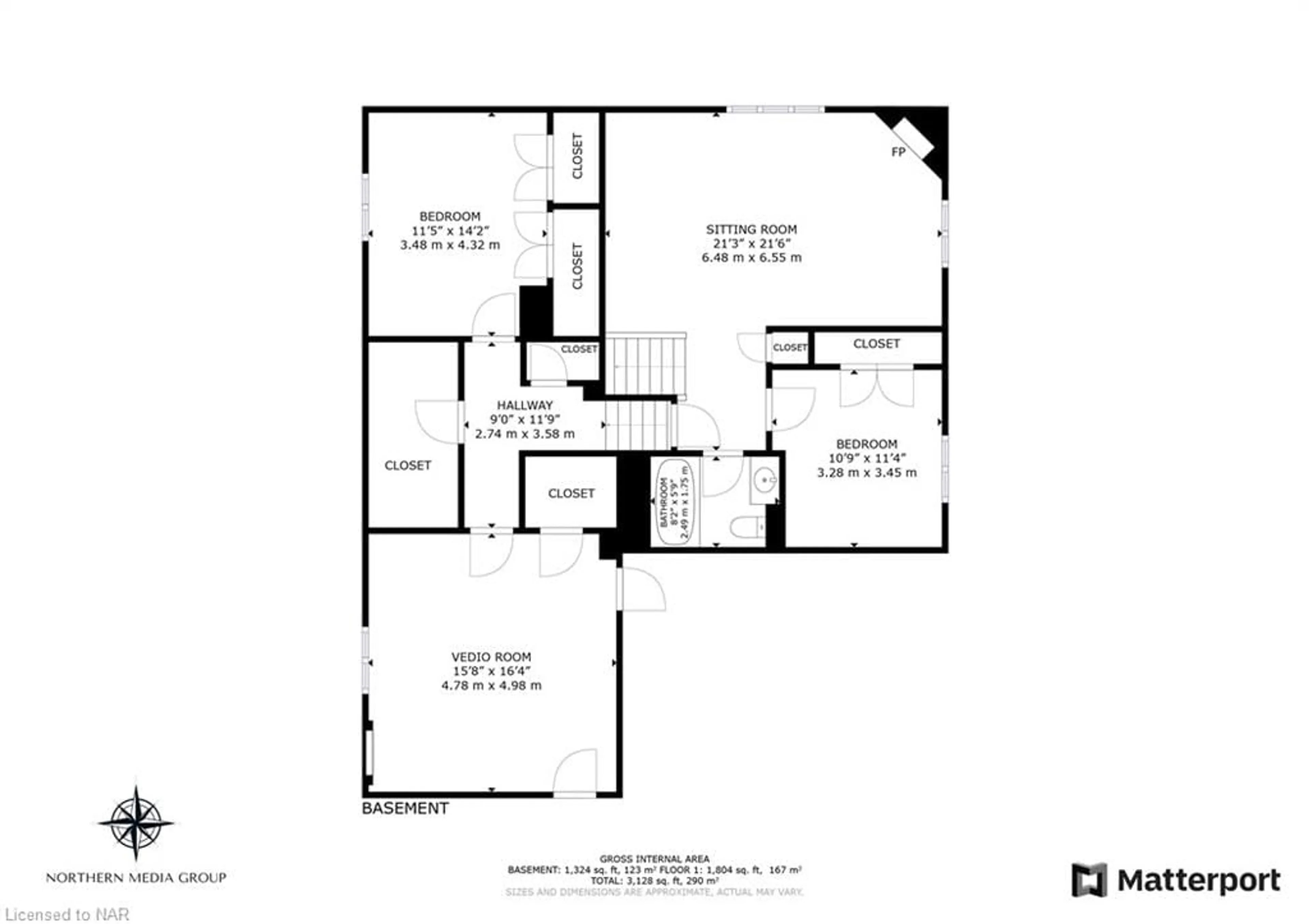 Floor plan for 6608 Flora Court, Niagara Falls Ontario L2H 0A8