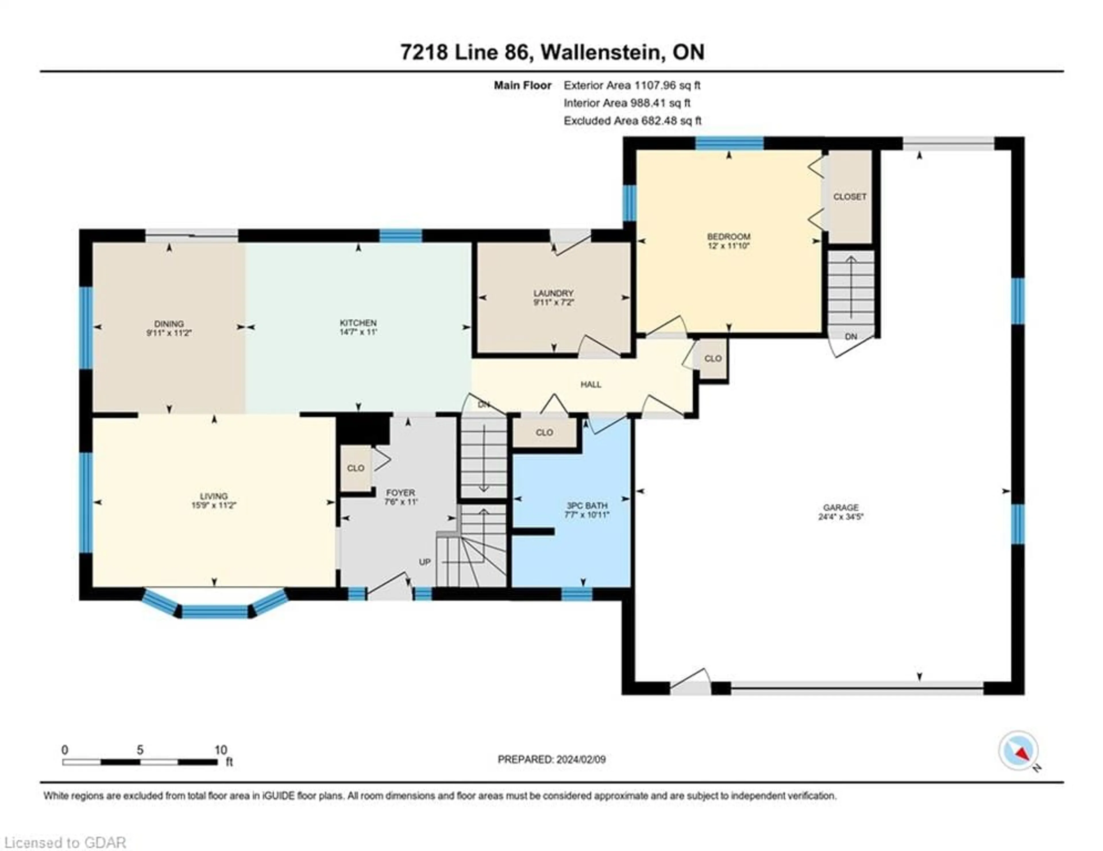 Floor plan for 7218 Line 86, Wallenstein Ontario N0B 2S0