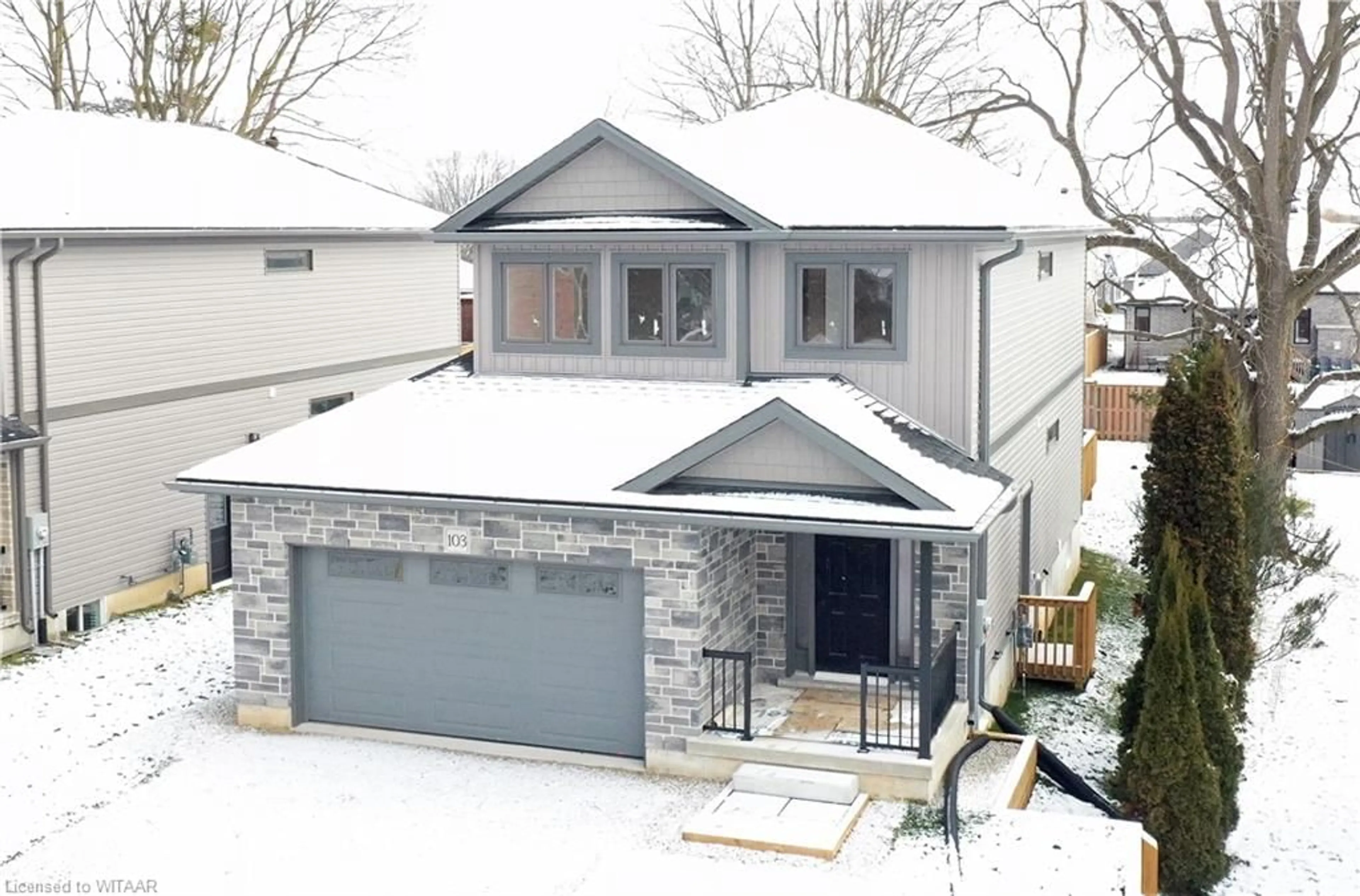 Frontside or backside of a home for 103 Blandford St, Innerkip Ontario N0J 1M0