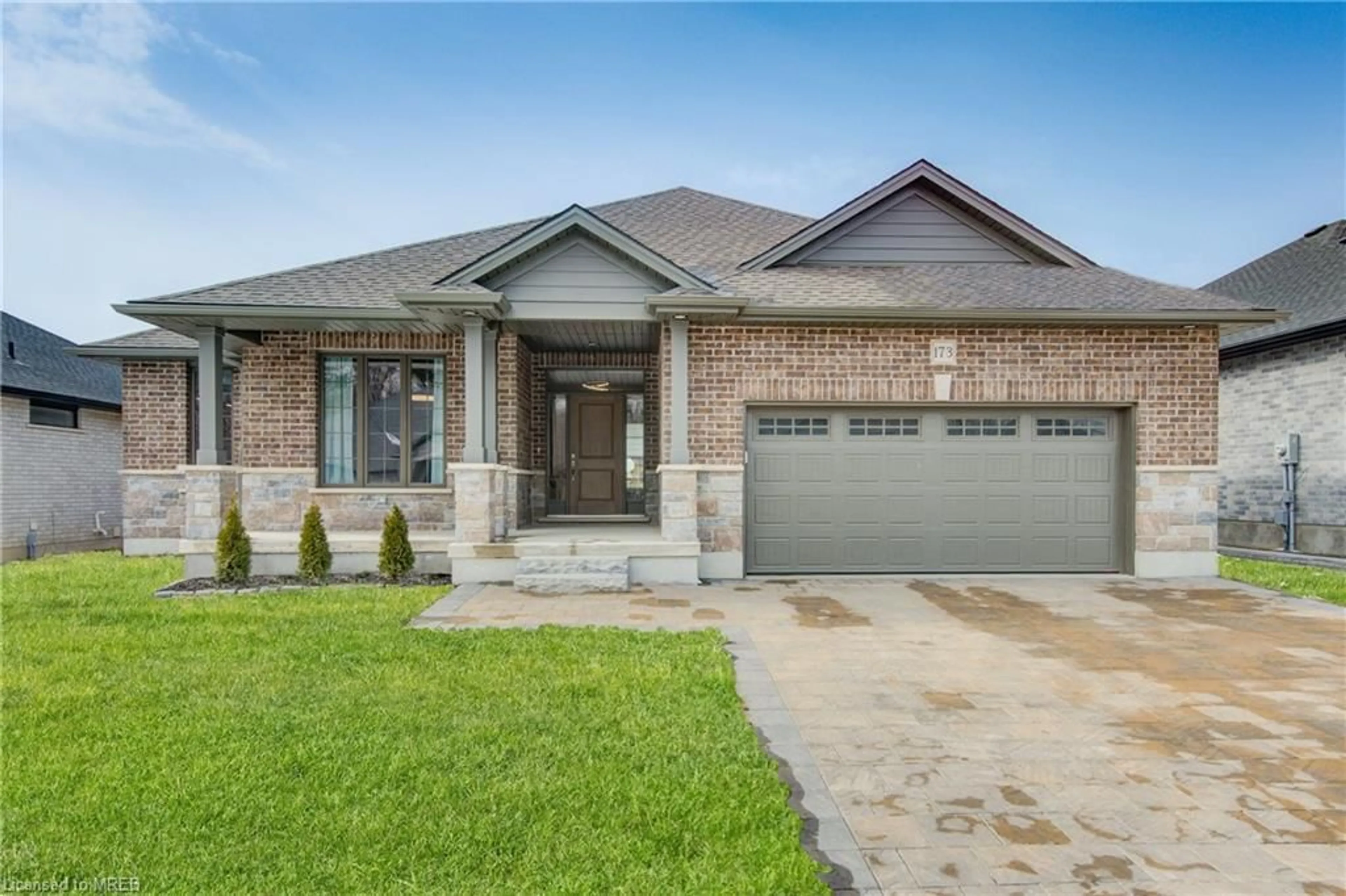 Home with brick exterior material for 173 Jennifers Trail, Thorndale Ontario N0M 2P0