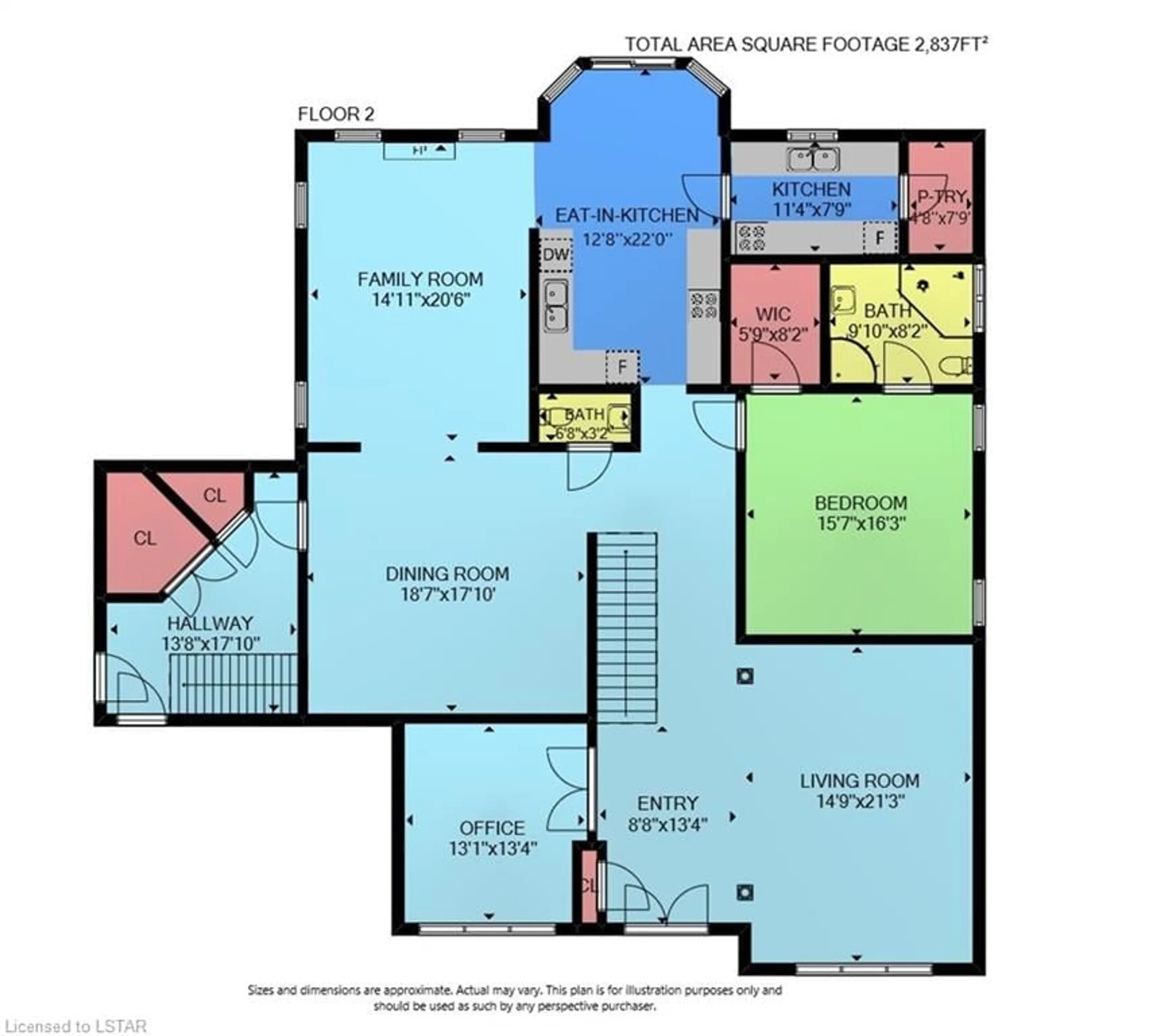 Floor plan for 3467 Mclauchlan Cres, London Ontario N6P 0A4