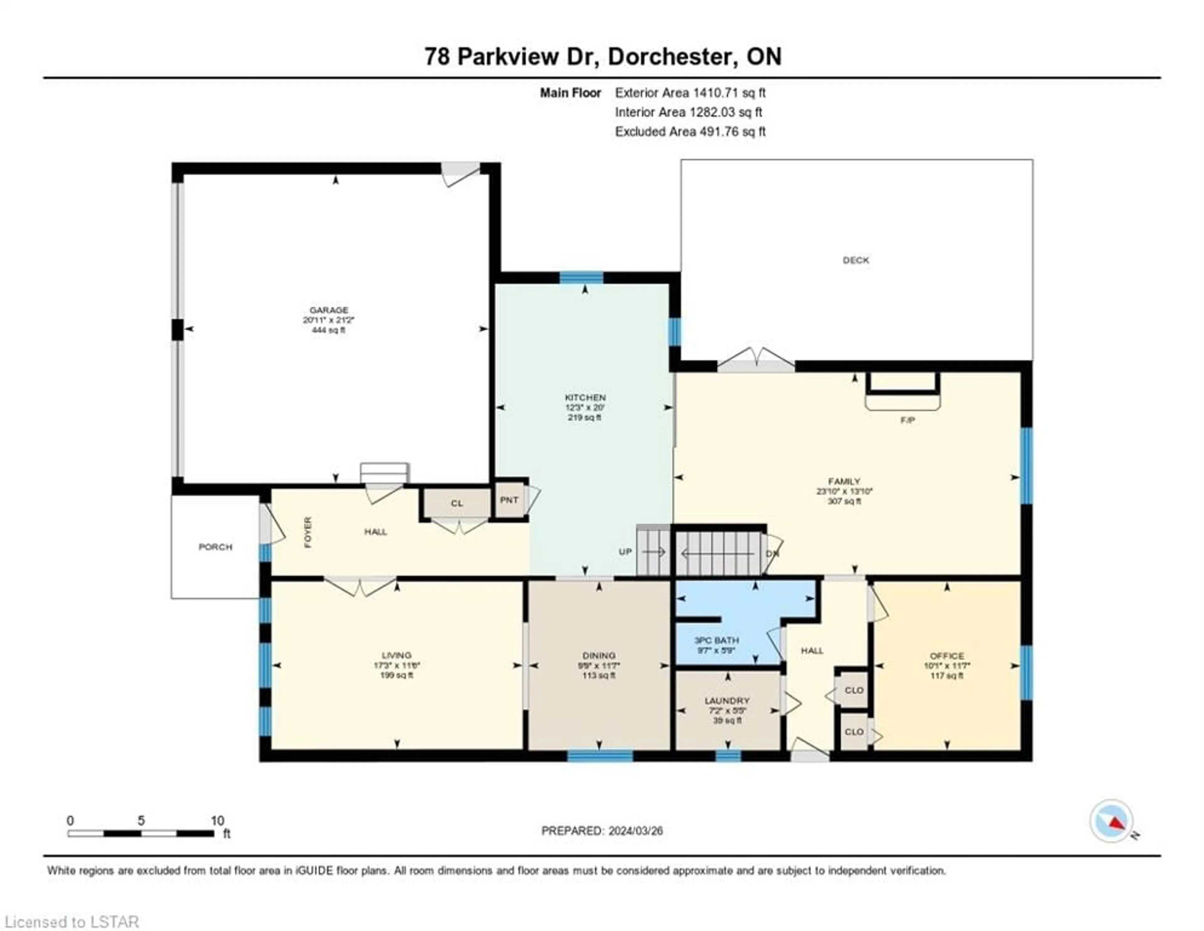 Floor plan for 78 Parkview Dr, Dorchester Ontario N0L 1G2