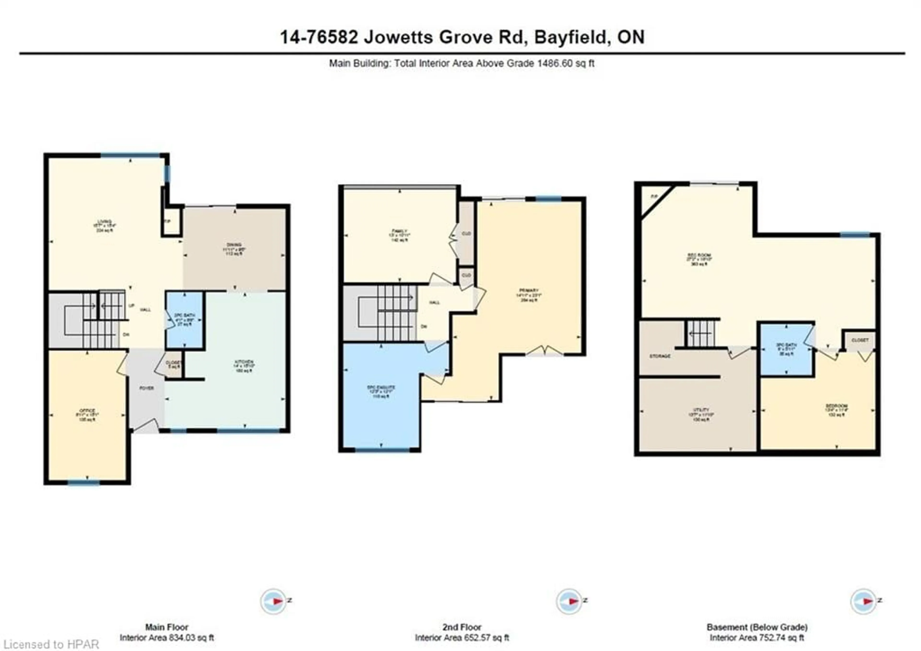 Floor plan for 76582 Jowett's Grove Rd #14, Bayfield Ontario N0M 1G0