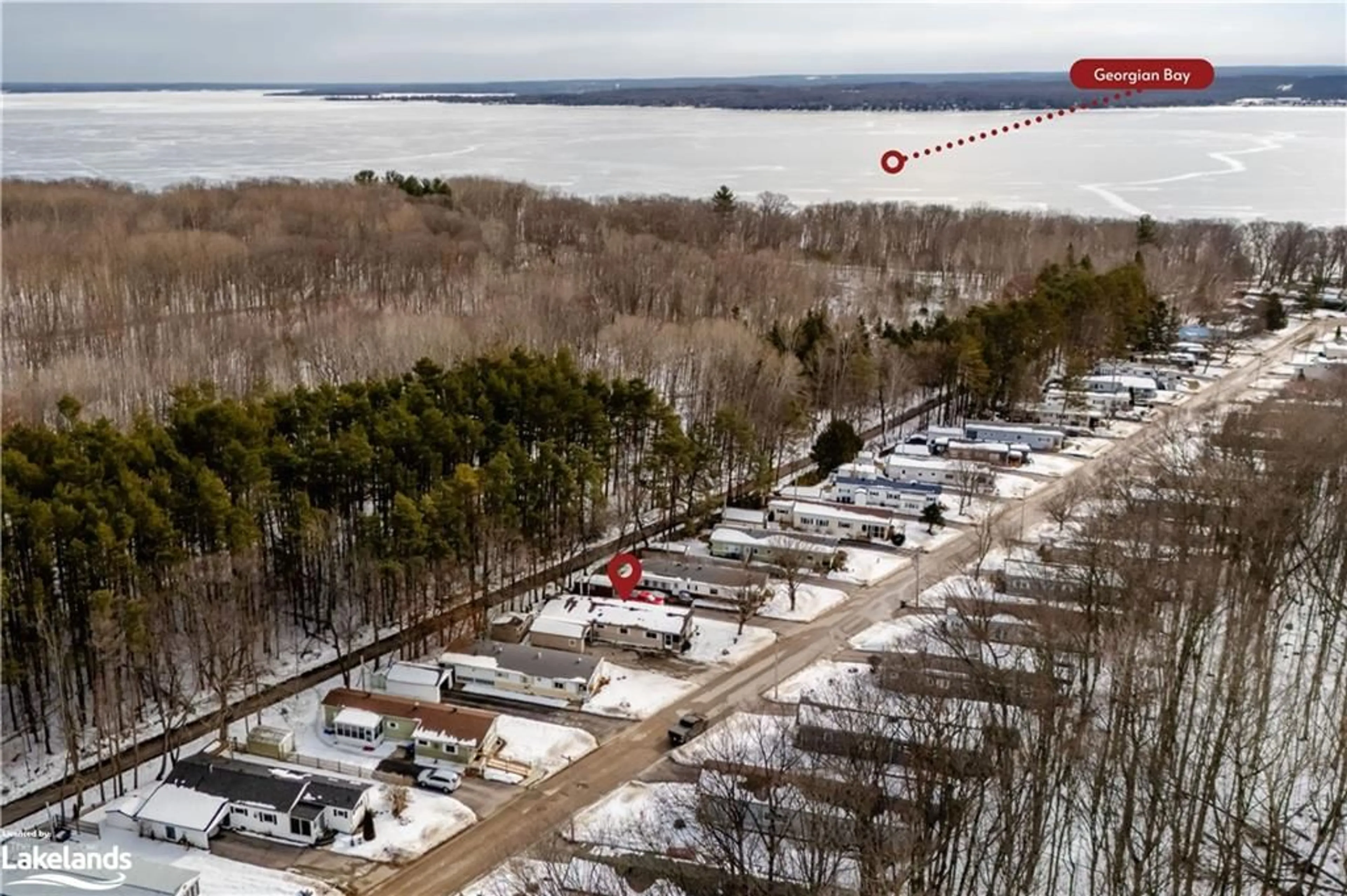 Picture of a map for 525 Midland Point Rd #41, Midland Ontario L4R 5H1