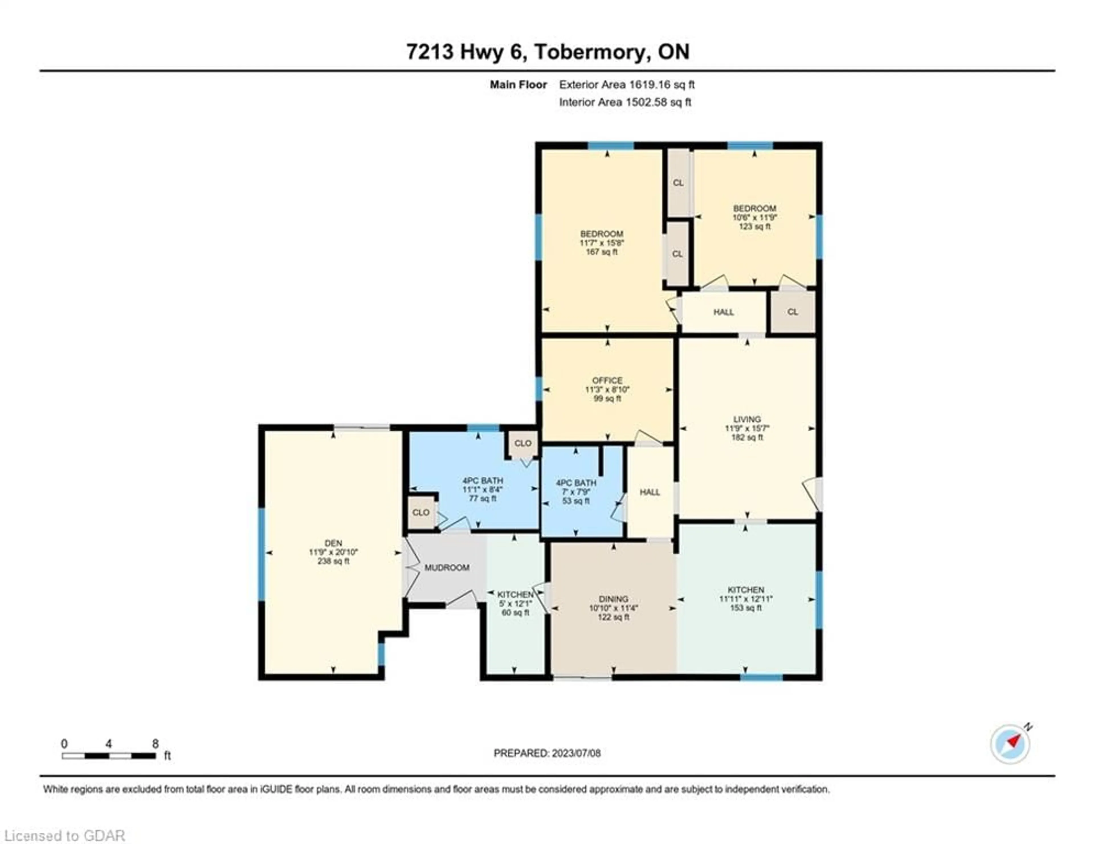 Floor plan for 7213 6 Hwy, Tobermory Ontario N0H 2R0
