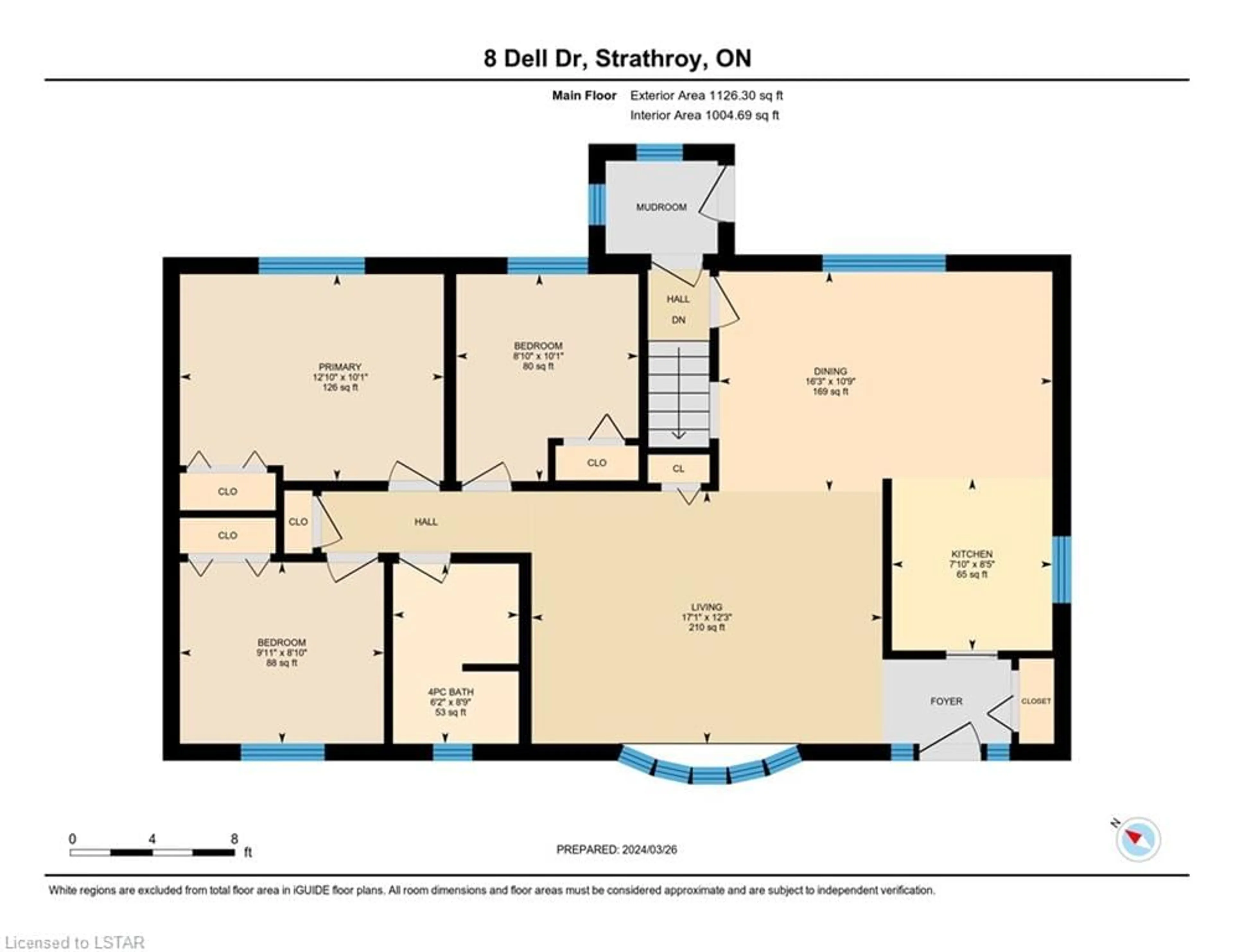Floor plan for 8 Dell Dr, Strathroy Ontario N7G 1C6