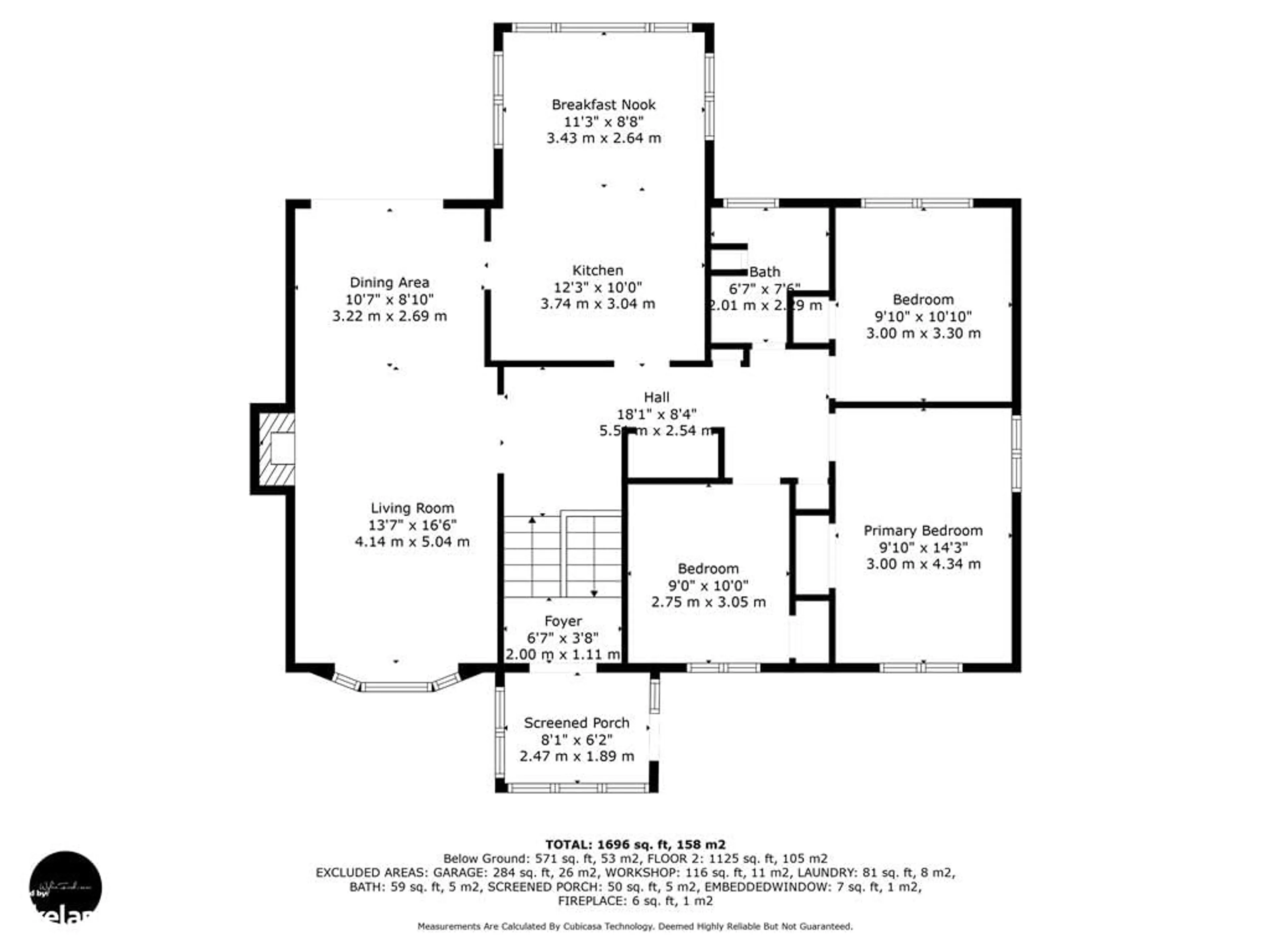 Floor plan for 365 Cedar St, Midland Ontario L4R 4M3