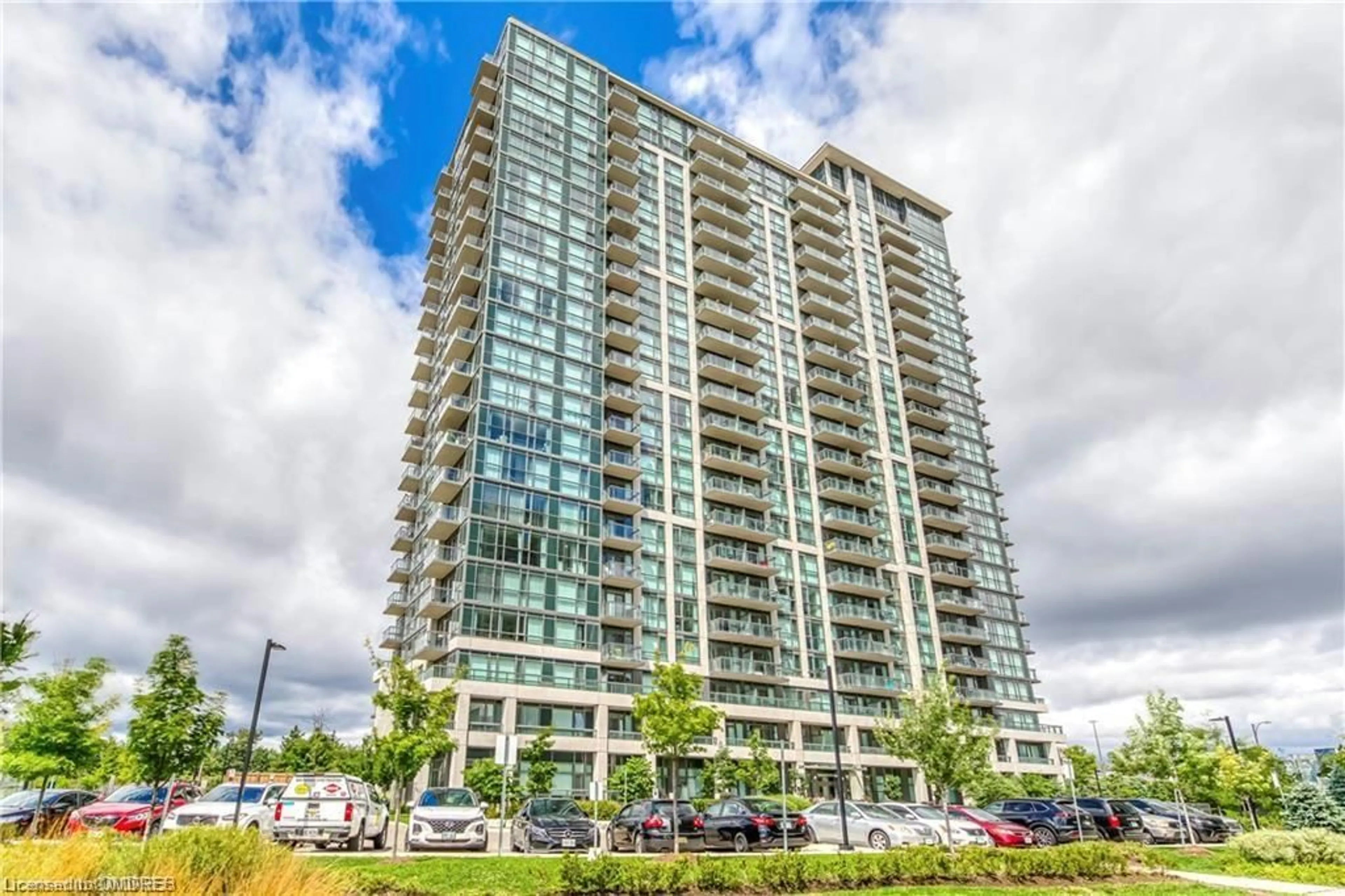 Balcony in the apartment for 349 Rathburn Rd #806, Mississauga Ontario L5B 0G9