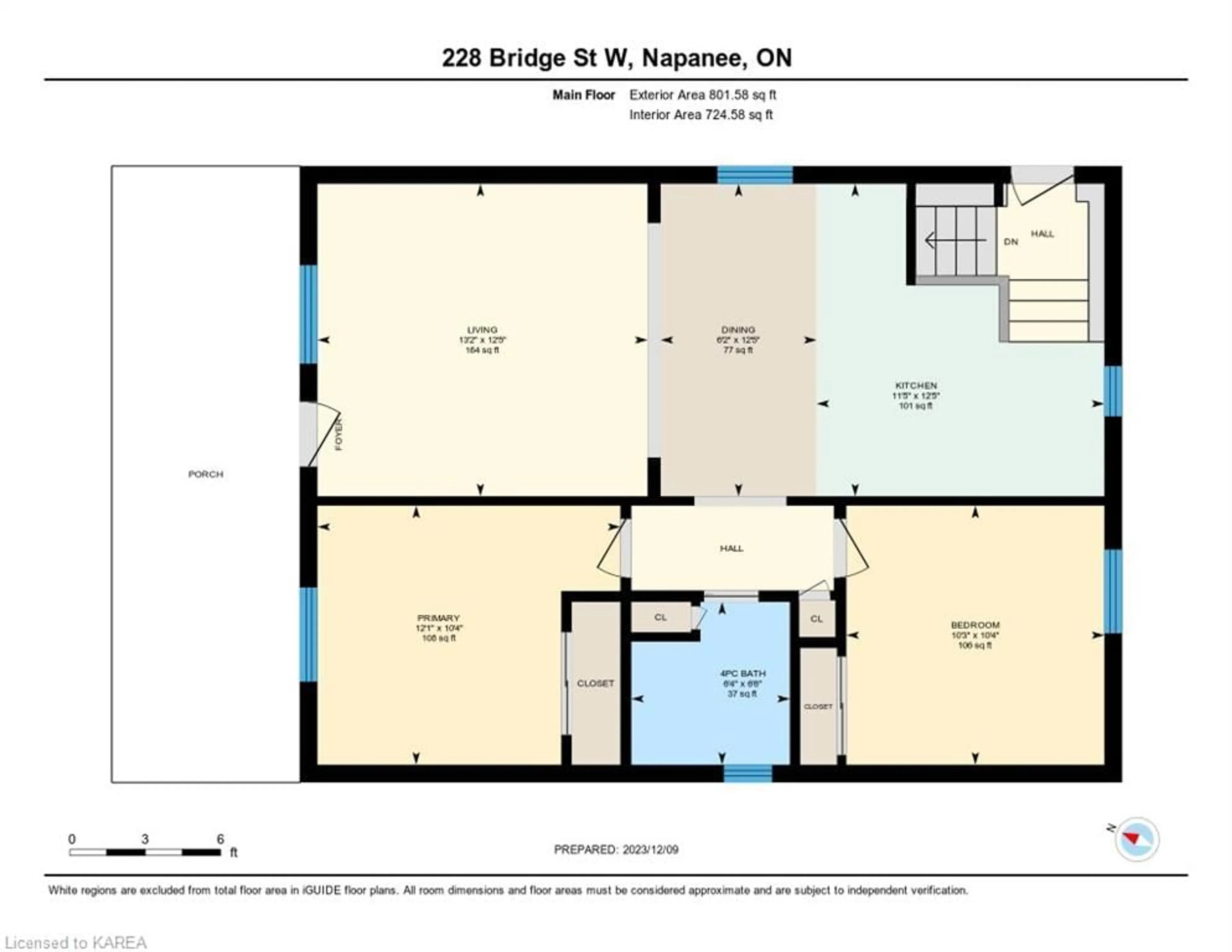 Floor plan for 228 Bridge St, Napanee Ontario K7R 2E7
