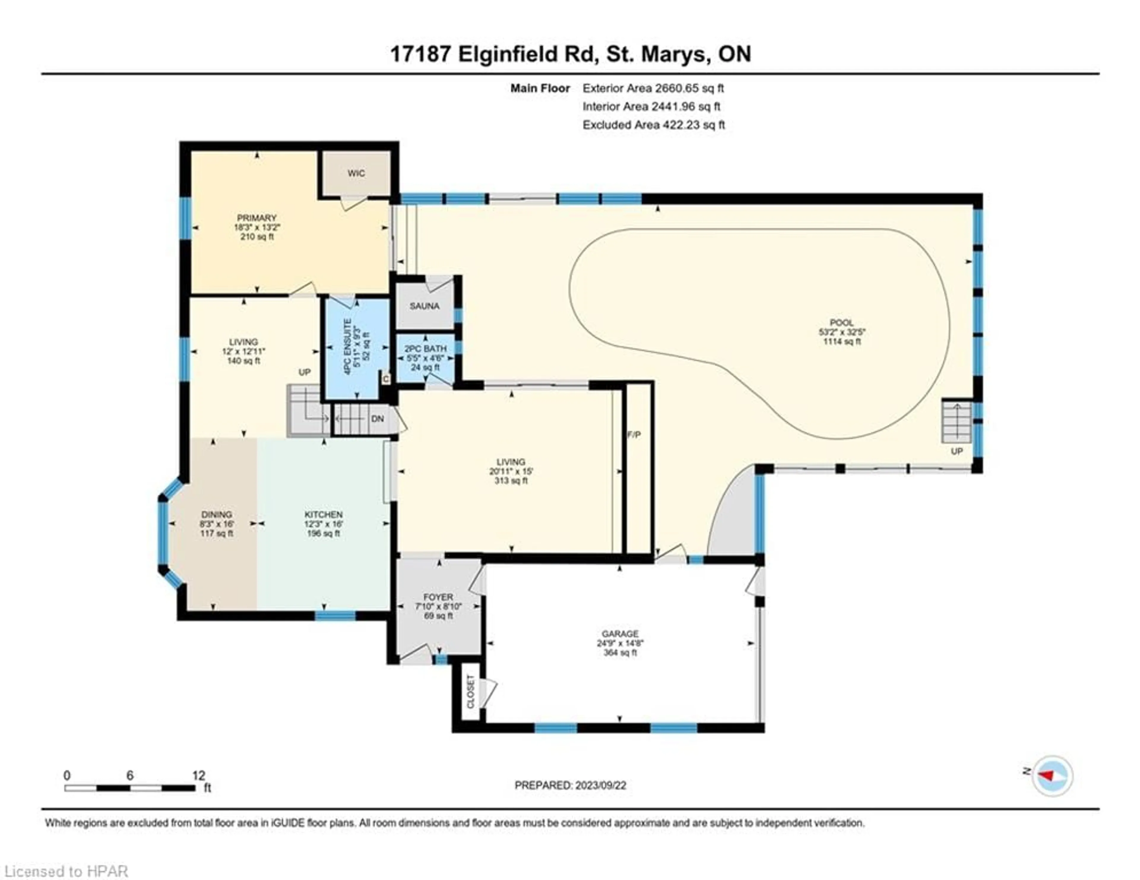 Floor plan for 17187 Elginfield Rd, Thames Centre Ontario N4X 1C6
