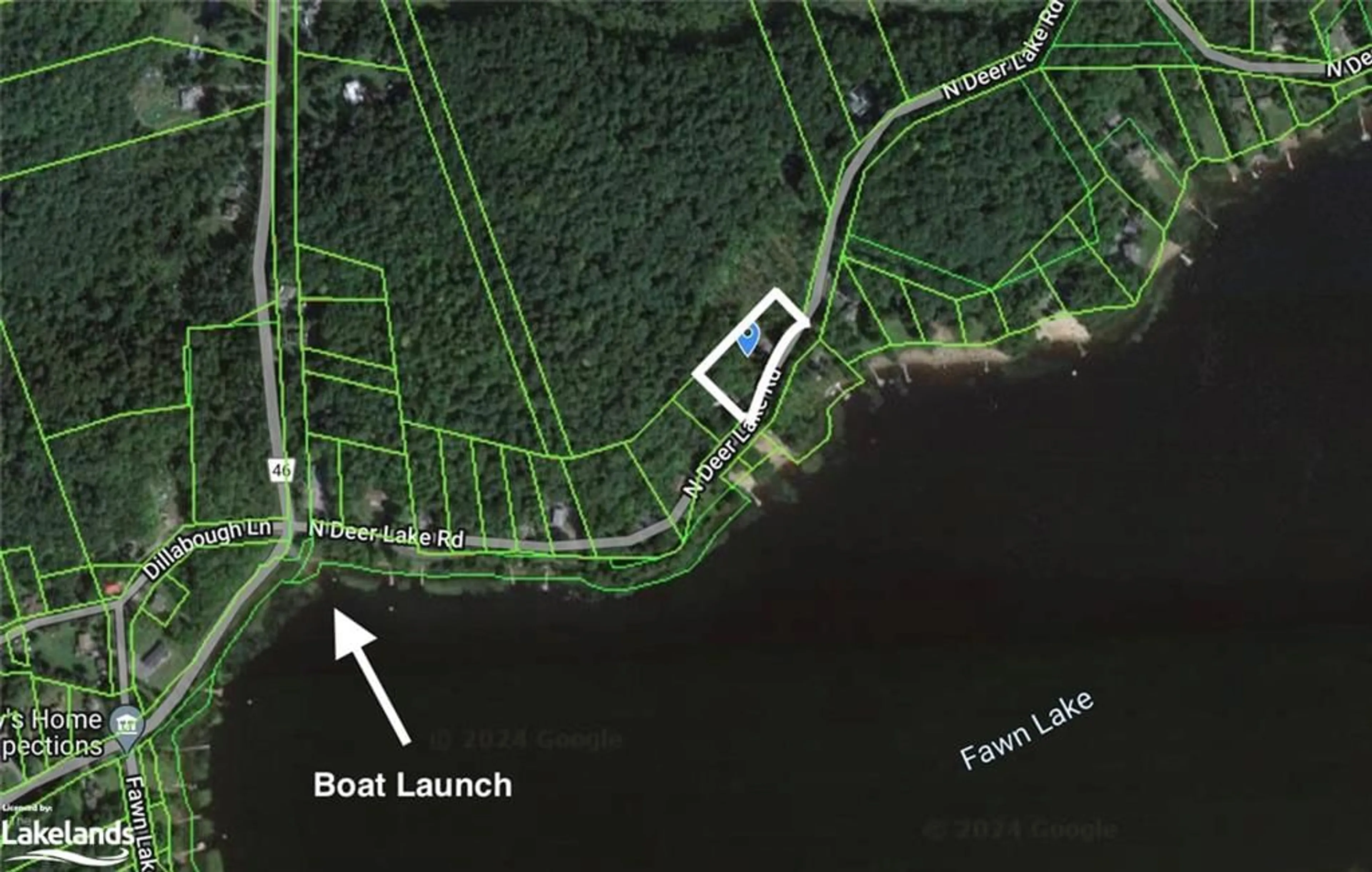 Picture of a map for 116 Deer Lake Rd, Port Sydney Ontario P0B 1L0