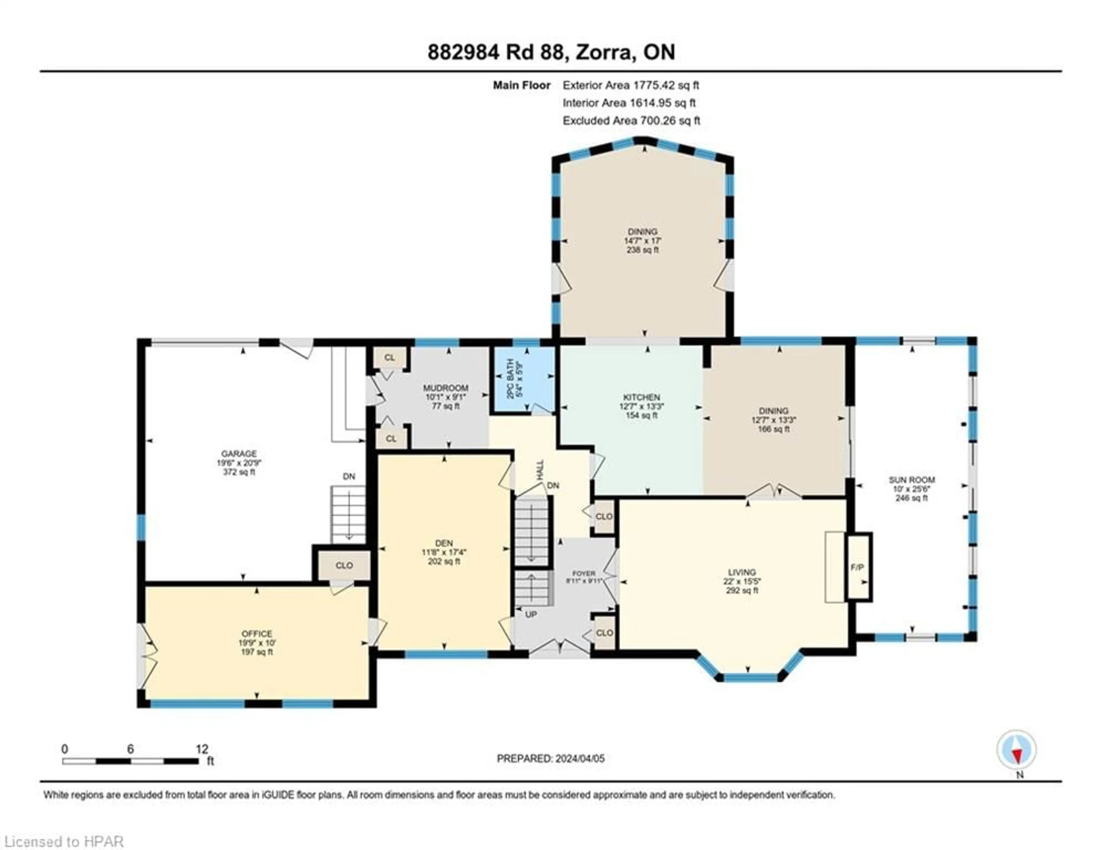 Floor plan for 882984 Rd 88, Zorra Ontario N0M 2M0