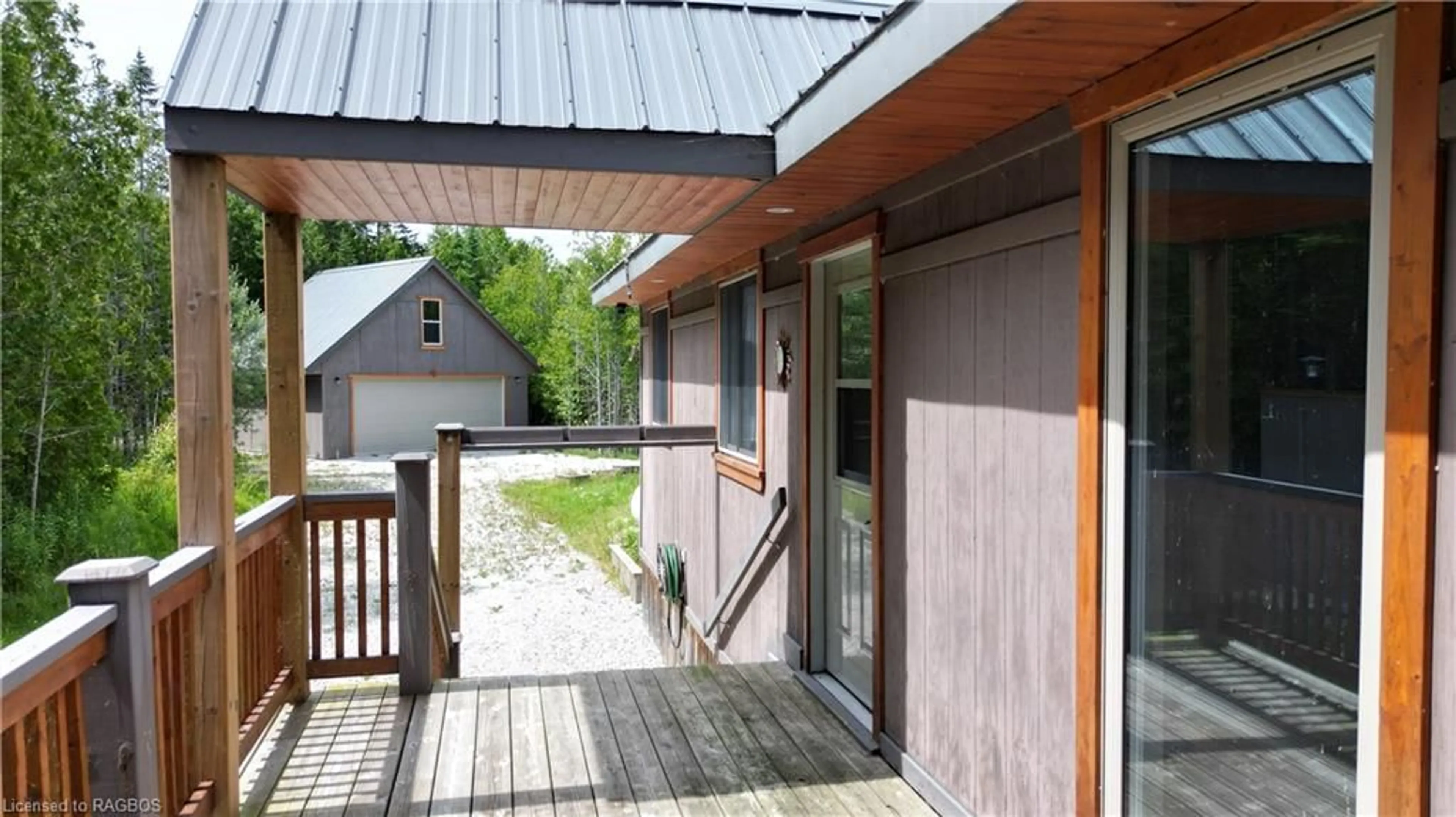Patio for 73 Larsen Cove Rd, Northern Bruce Peninsula Ontario N0H 1Z0