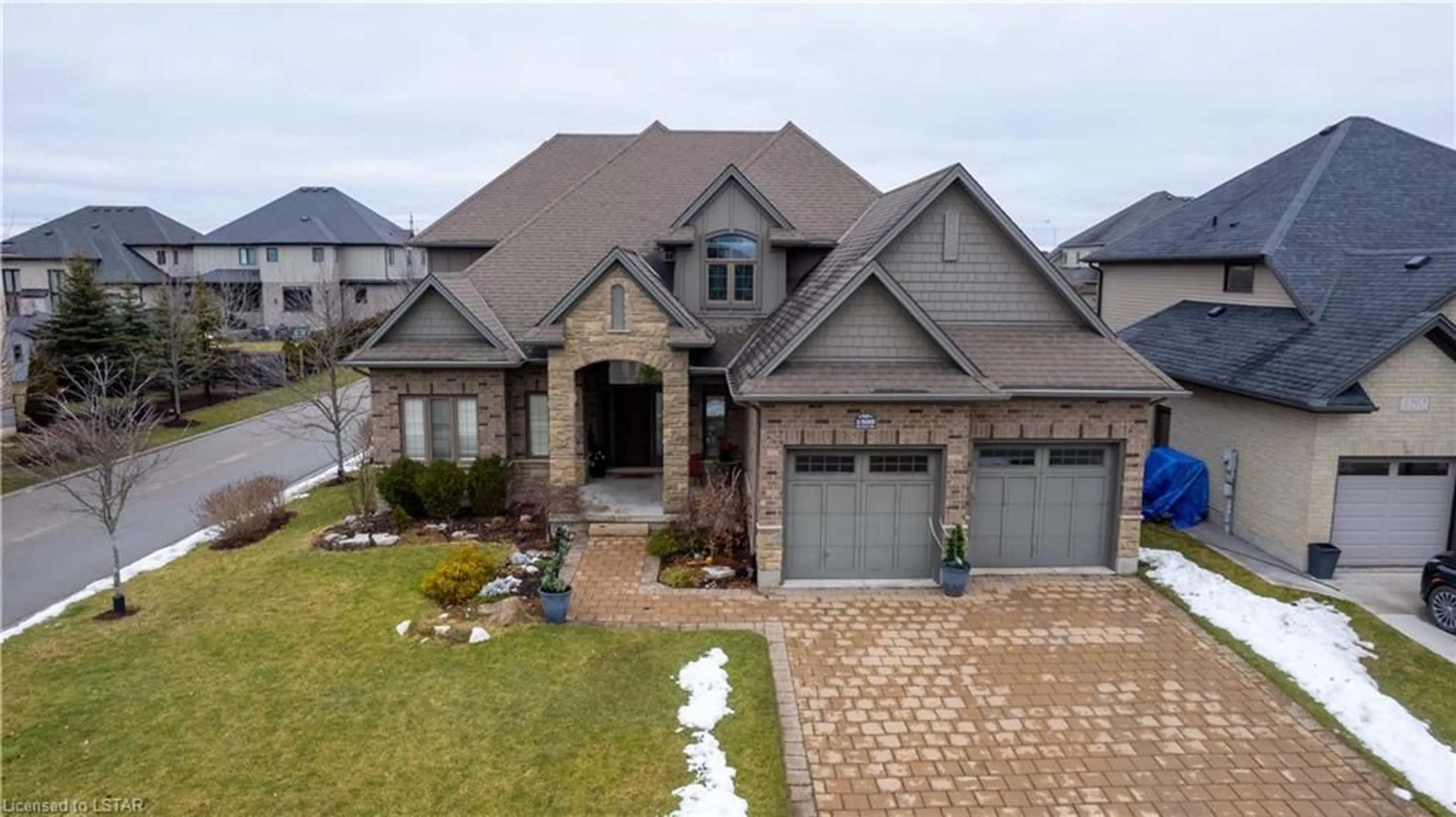 Home with brick exterior material for 1509 Jim Allen Way, London Ontario N6K 0E1