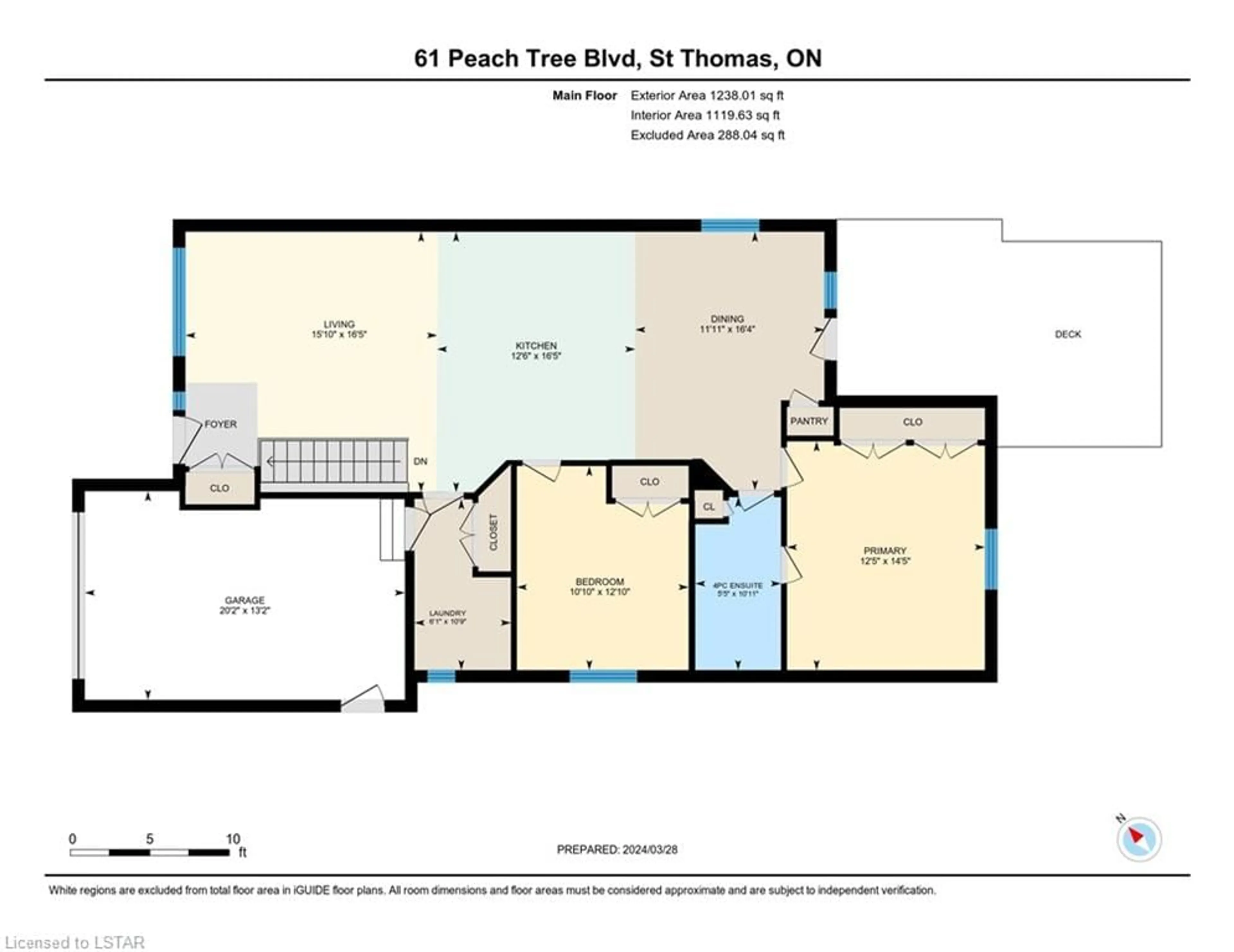 Floor plan for 61 Peach Tree Blvd, St. Thomas Ontario N5R 0C1
