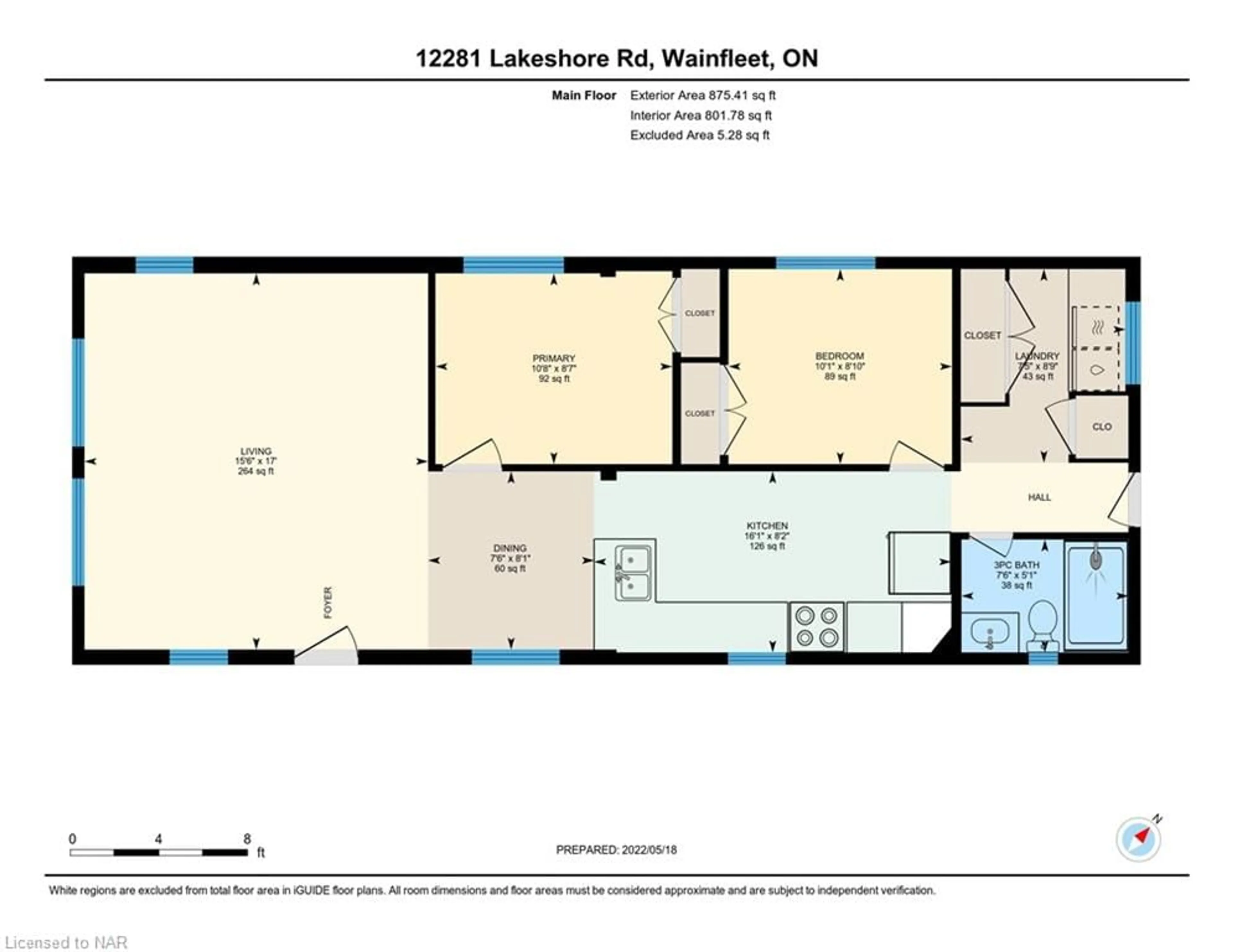 Floor plan for 12281 Lakeshore Rd, Wainfleet Ontario L0S 1V0