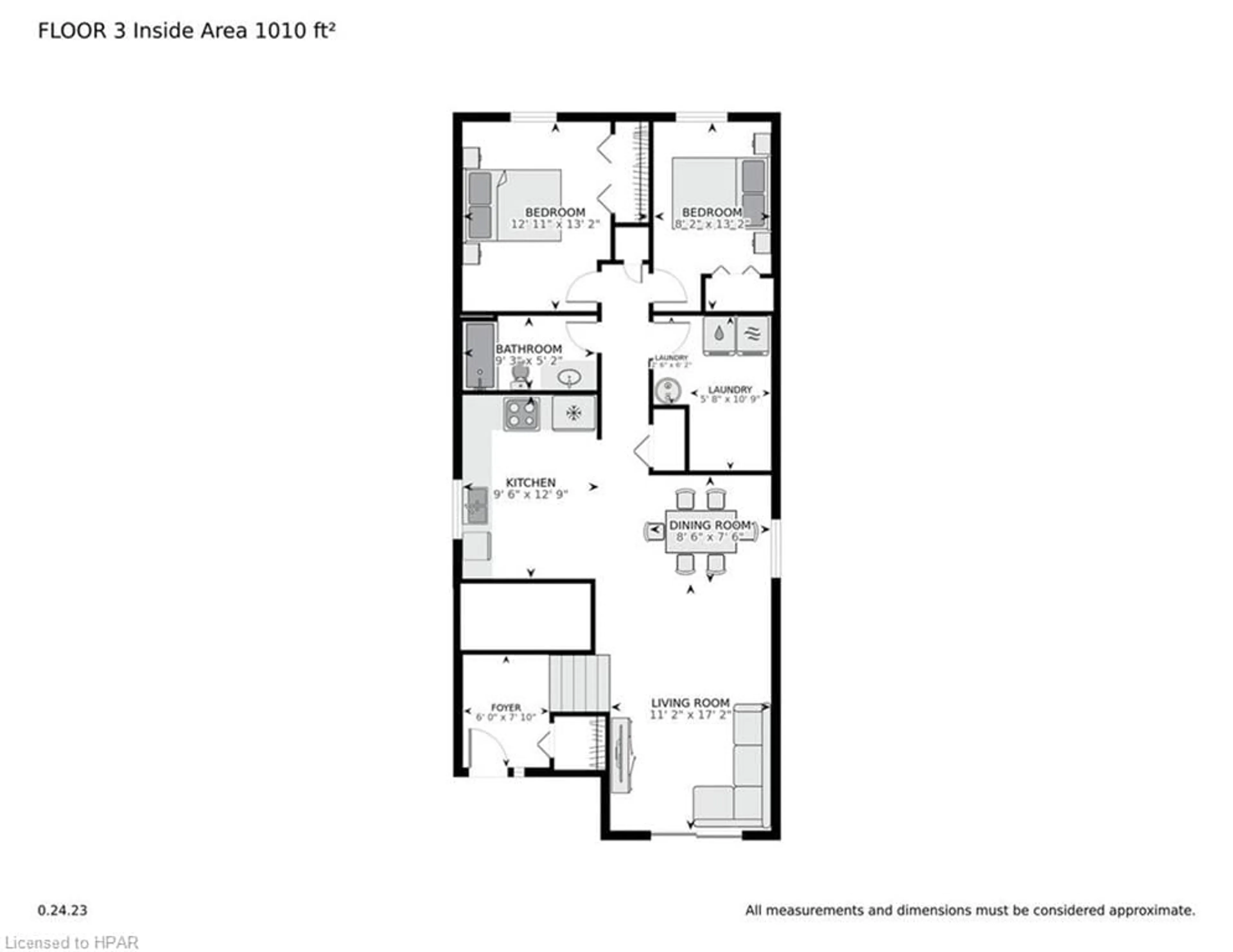 Floor plan for 17 Laurier St, Stratford Ontario N5A 4M2